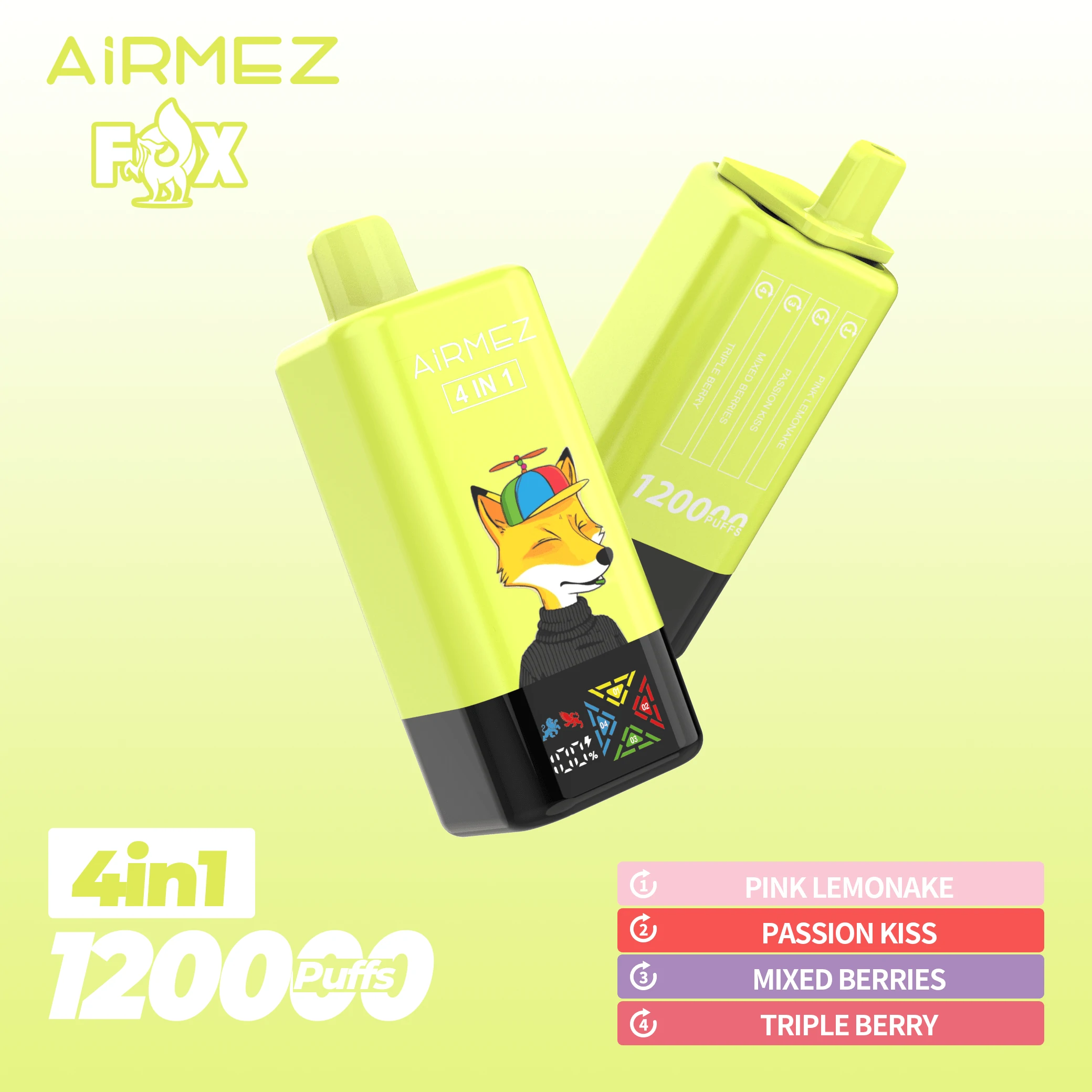 Airmez, 120.000 εισπνοές, αναλώσιμο ατμοποιητή 4-in-1, φωτογραφία 10