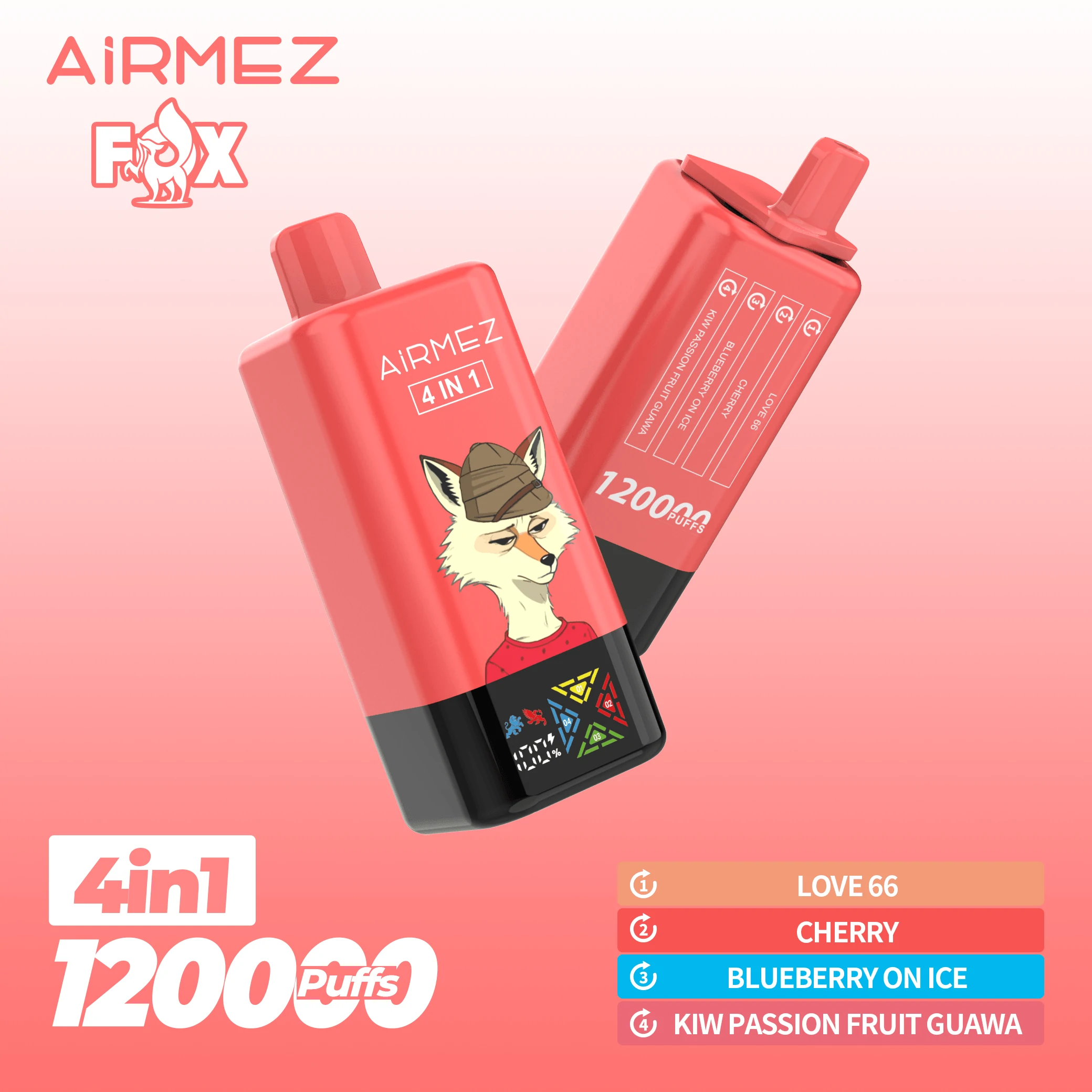 Airmez, 120.000 εισπνοές, αναλώσιμο ατμοποιητή 4-in-1, φωτογραφία 9
