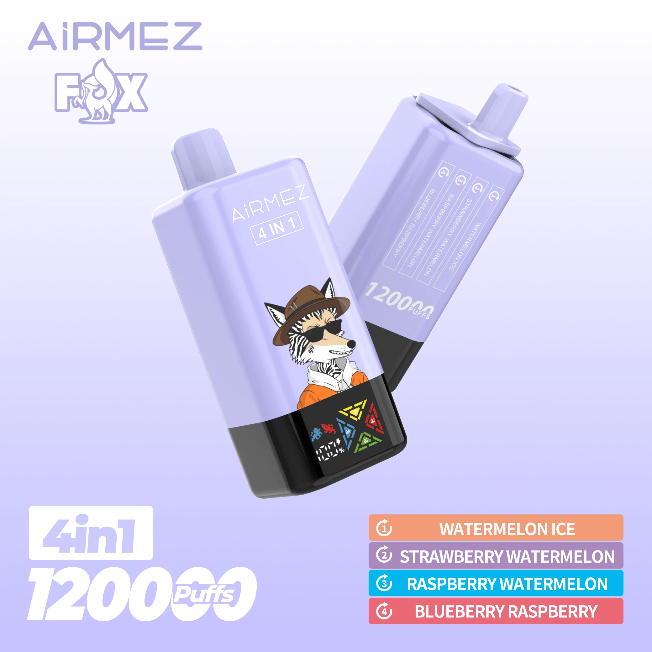 Airmez, 120.000 εισπνοές, αναλώσιμο ατμοποιητή 4-in-1, φωτογραφία 8