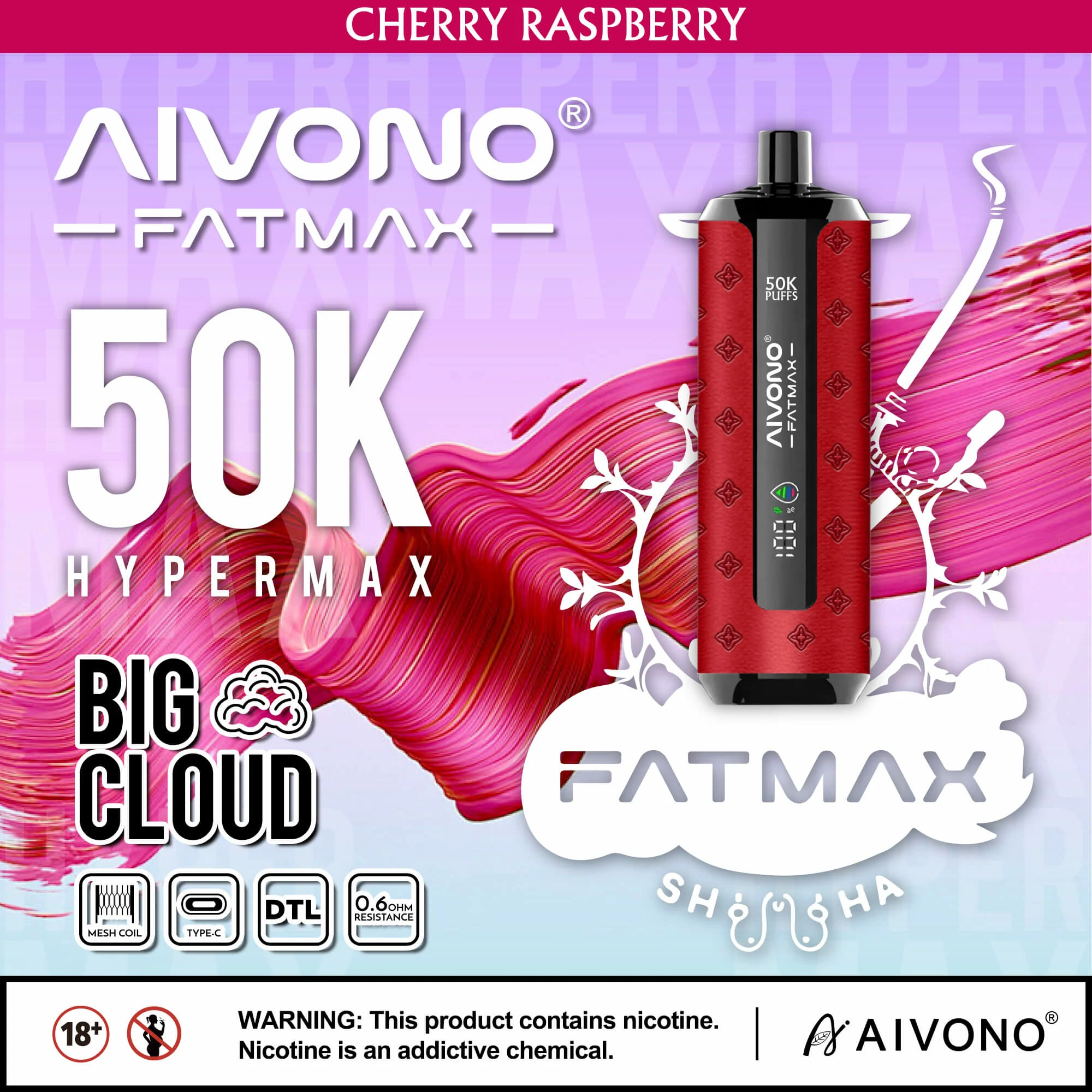 Aivono 50000 Puffs Disposable Vape