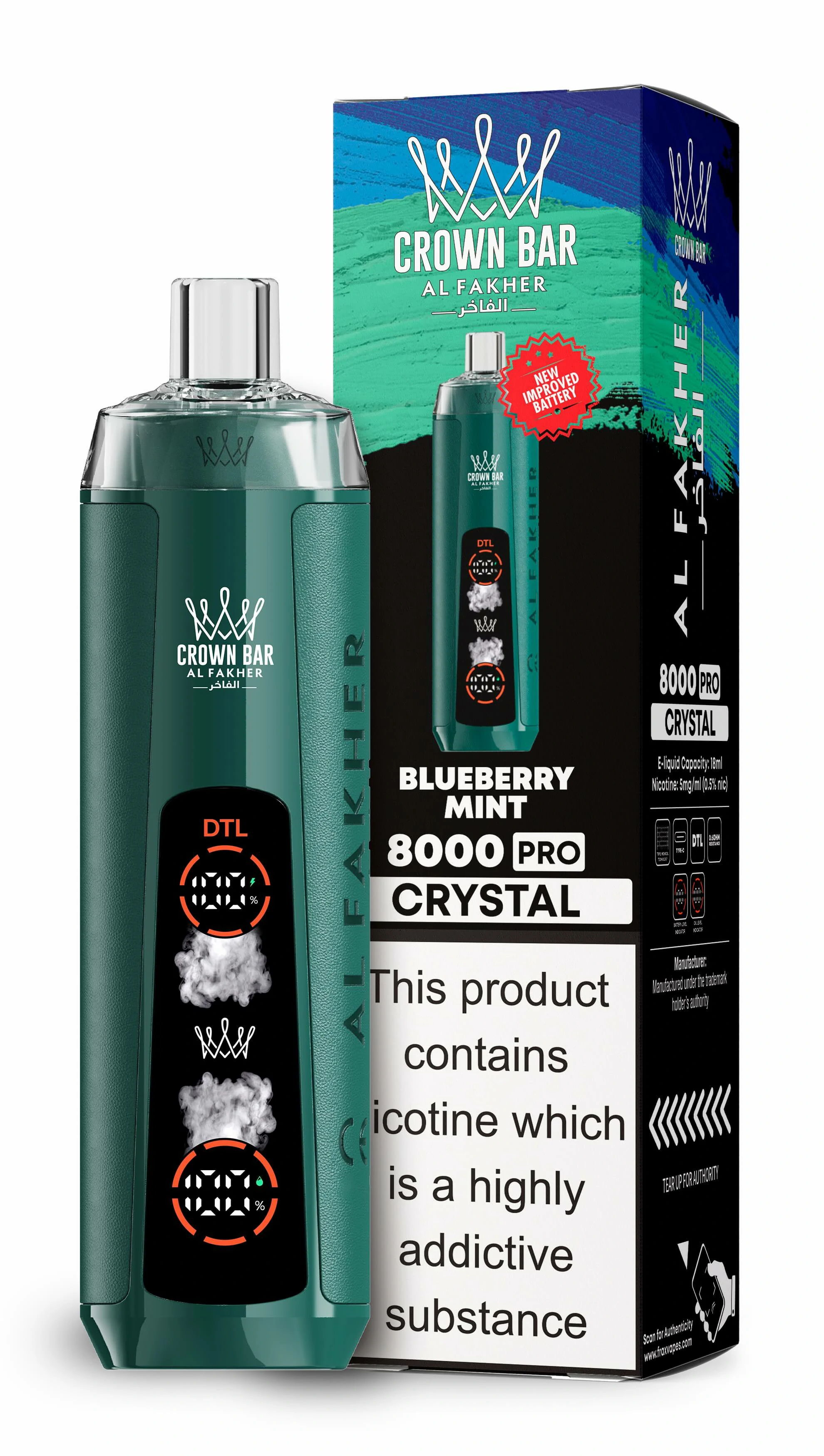 Al Fakher Crown Bar 8000 Züge Vape, Foto 10