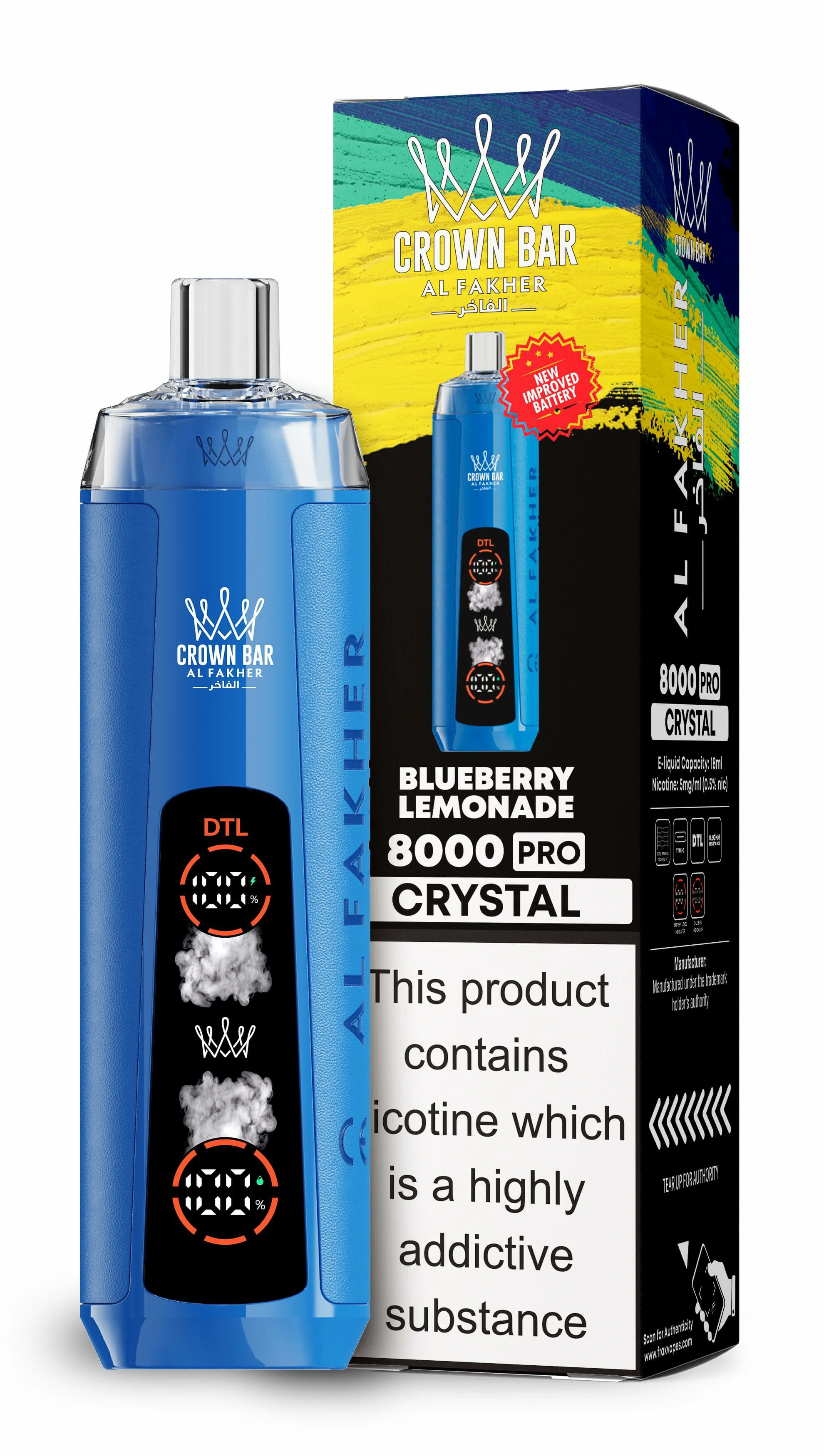 Al Fakher Crown Bar 8000 Züge Vape, Foto 9