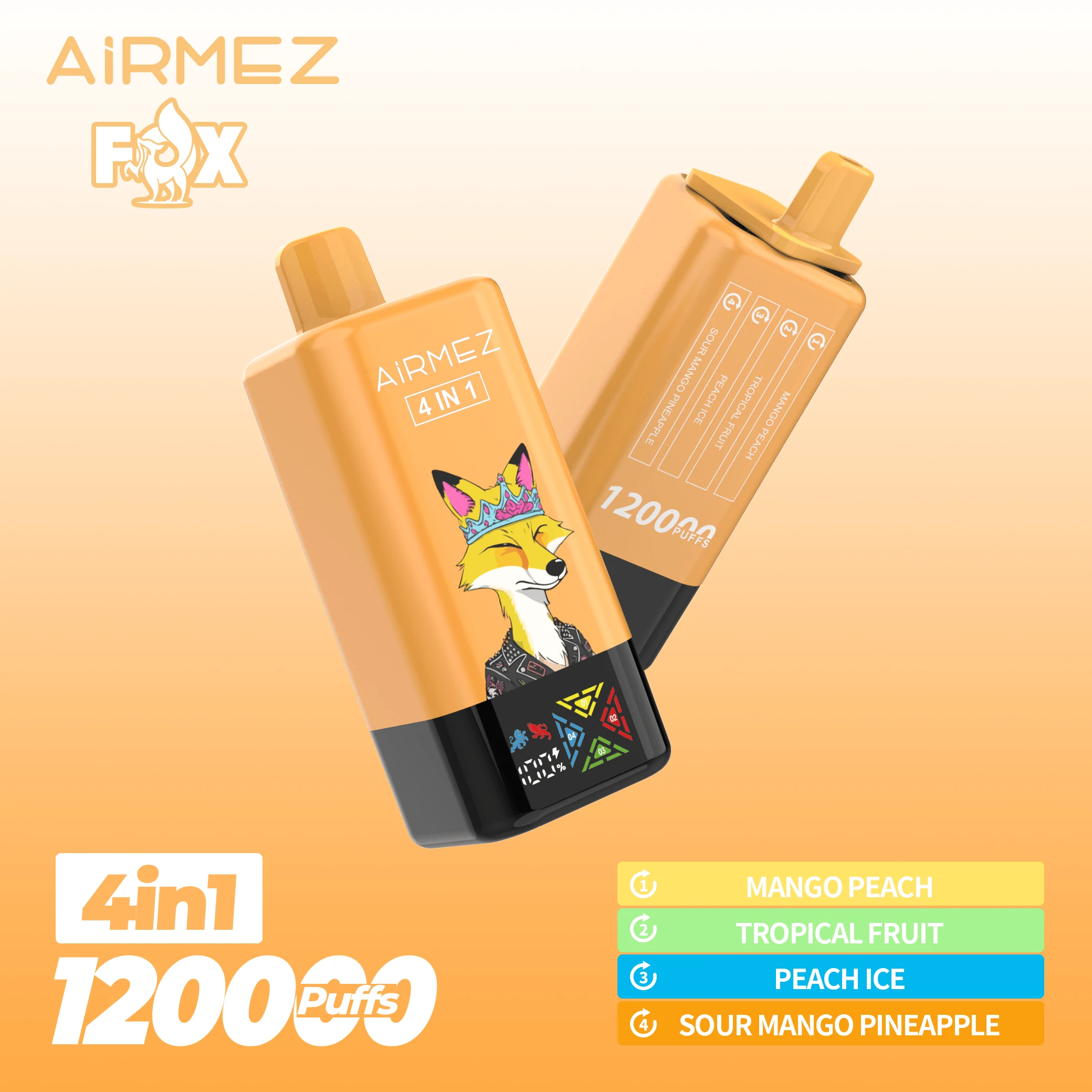 Airmez, 120.000 εισπνοές, αναλώσιμο ατμοποιητή 4-in-1, φωτογραφία 7