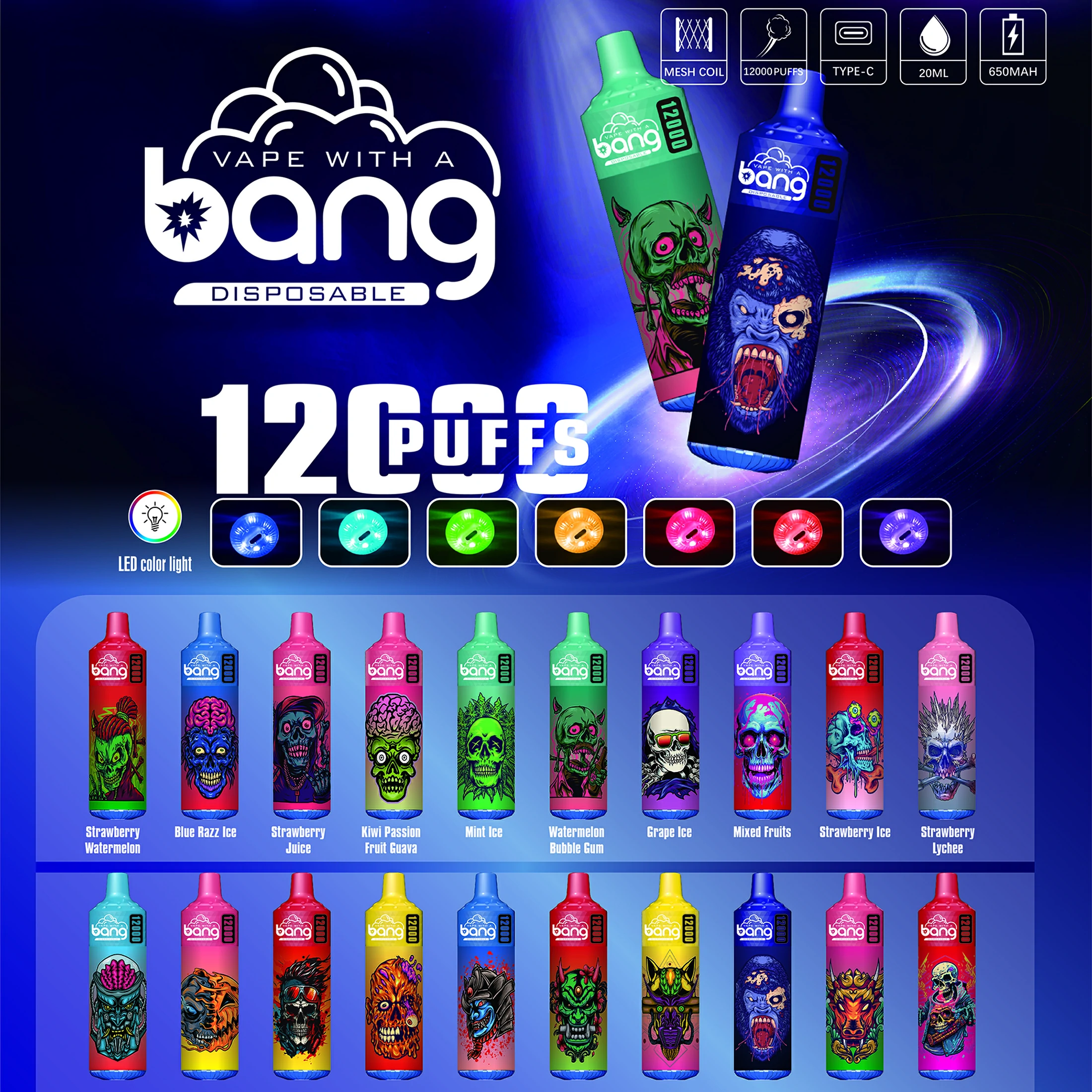 Bang 12.000 εισπνοές – Αναλώσιμο ηλεκτρονικό τσιγάρο, φωτογραφία 8