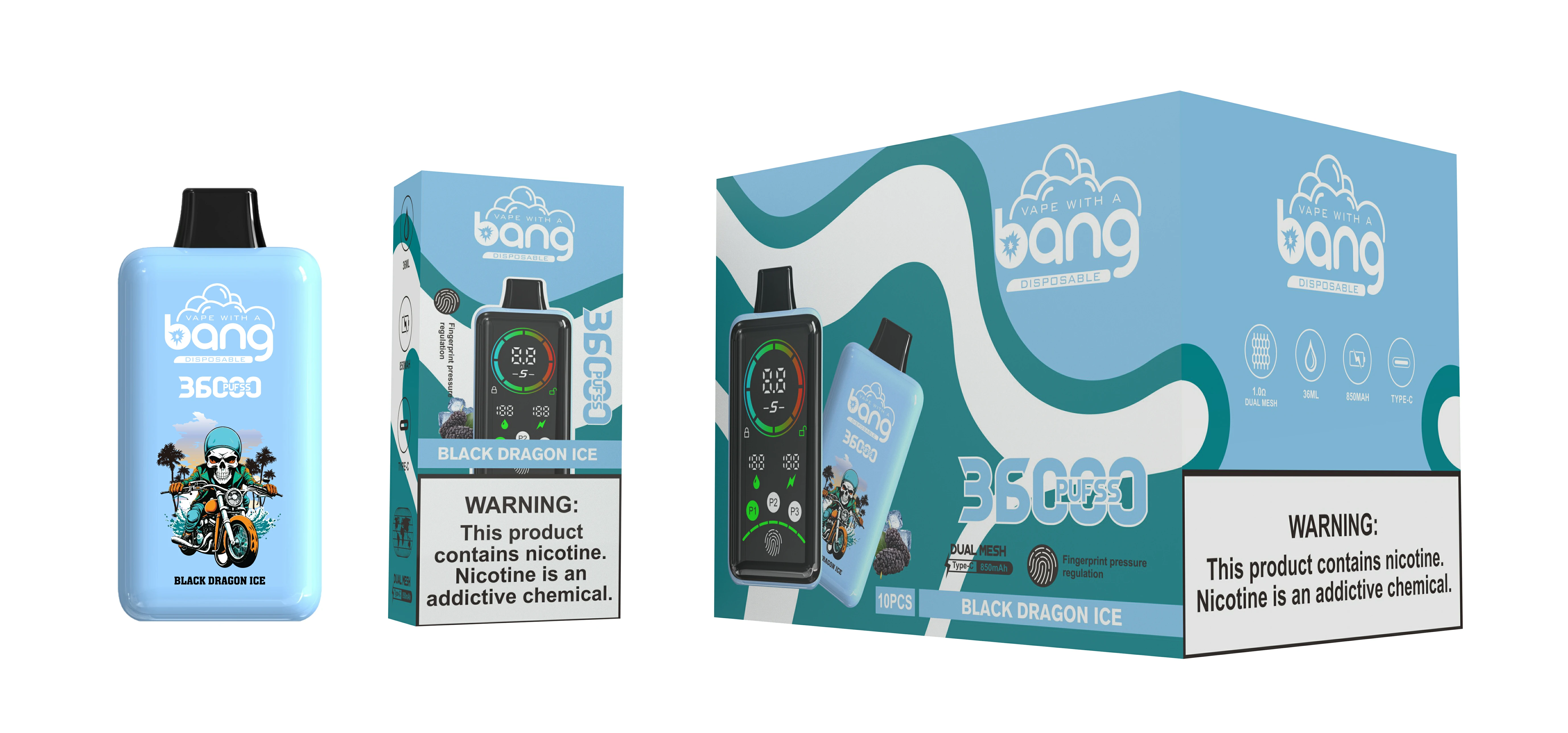 Bang, engångsvape med 36 000 bloss, foto 5