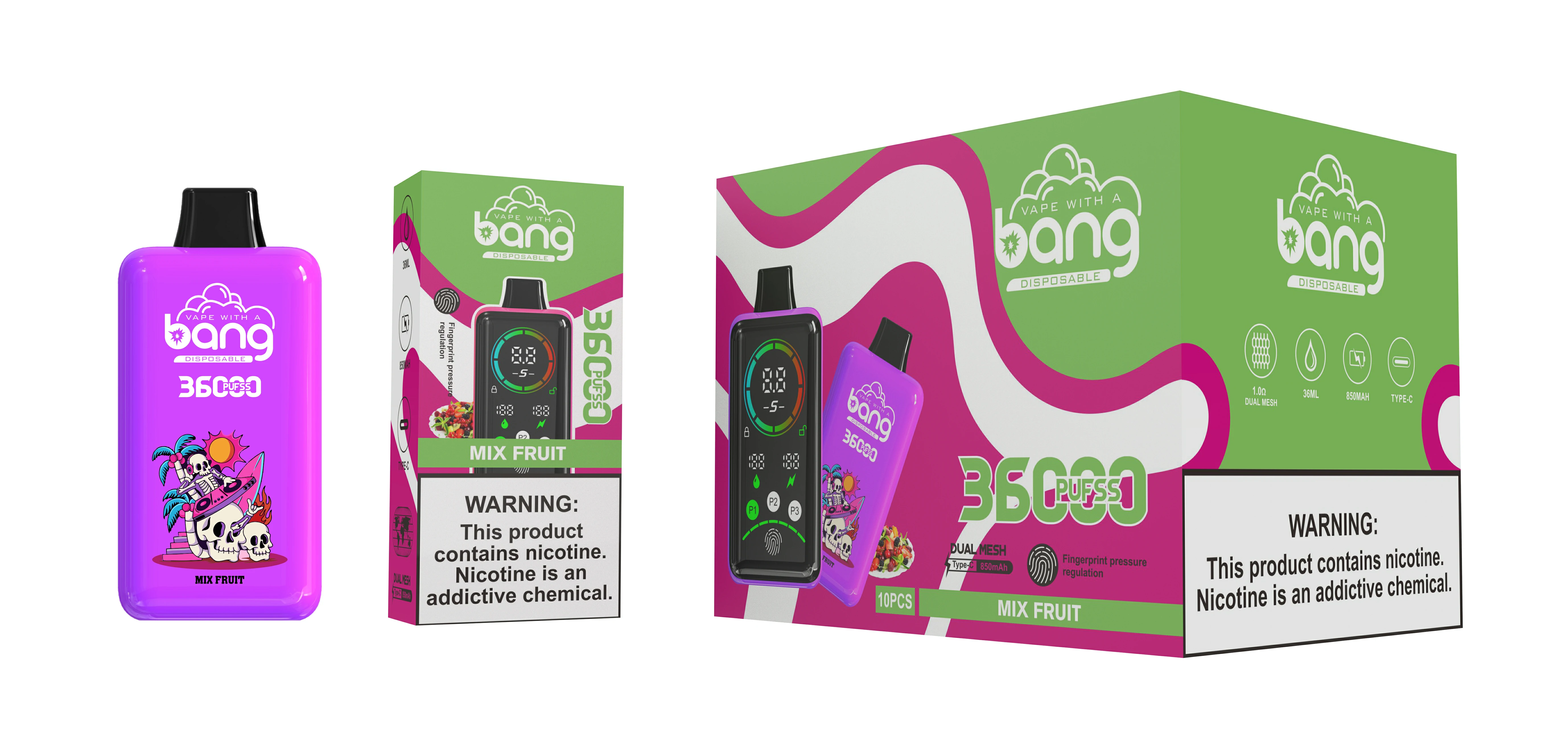 Bang, engångsvape med 36 000 bloss, foto 6