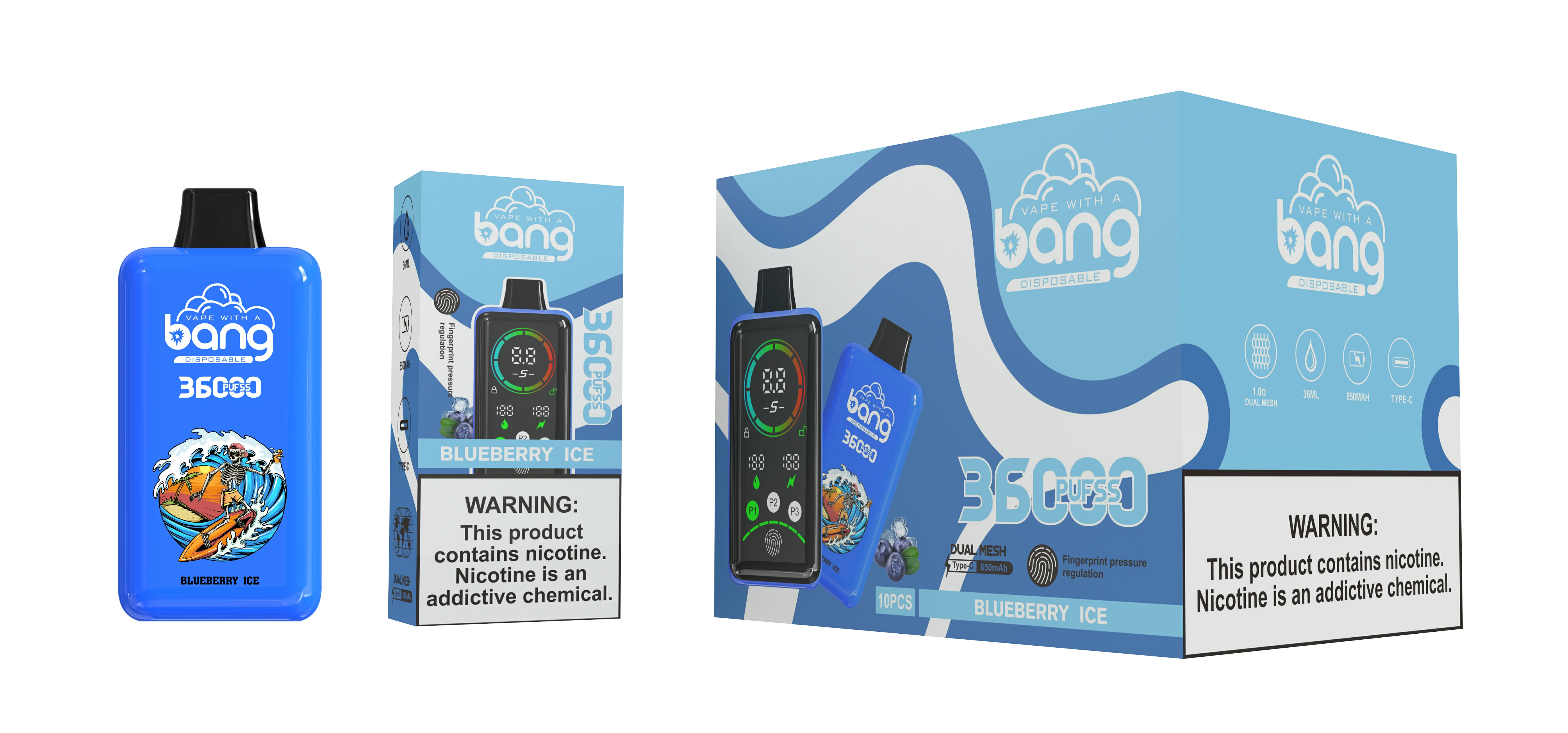 Bang, engångsvape med 36 000 bloss, foto 7