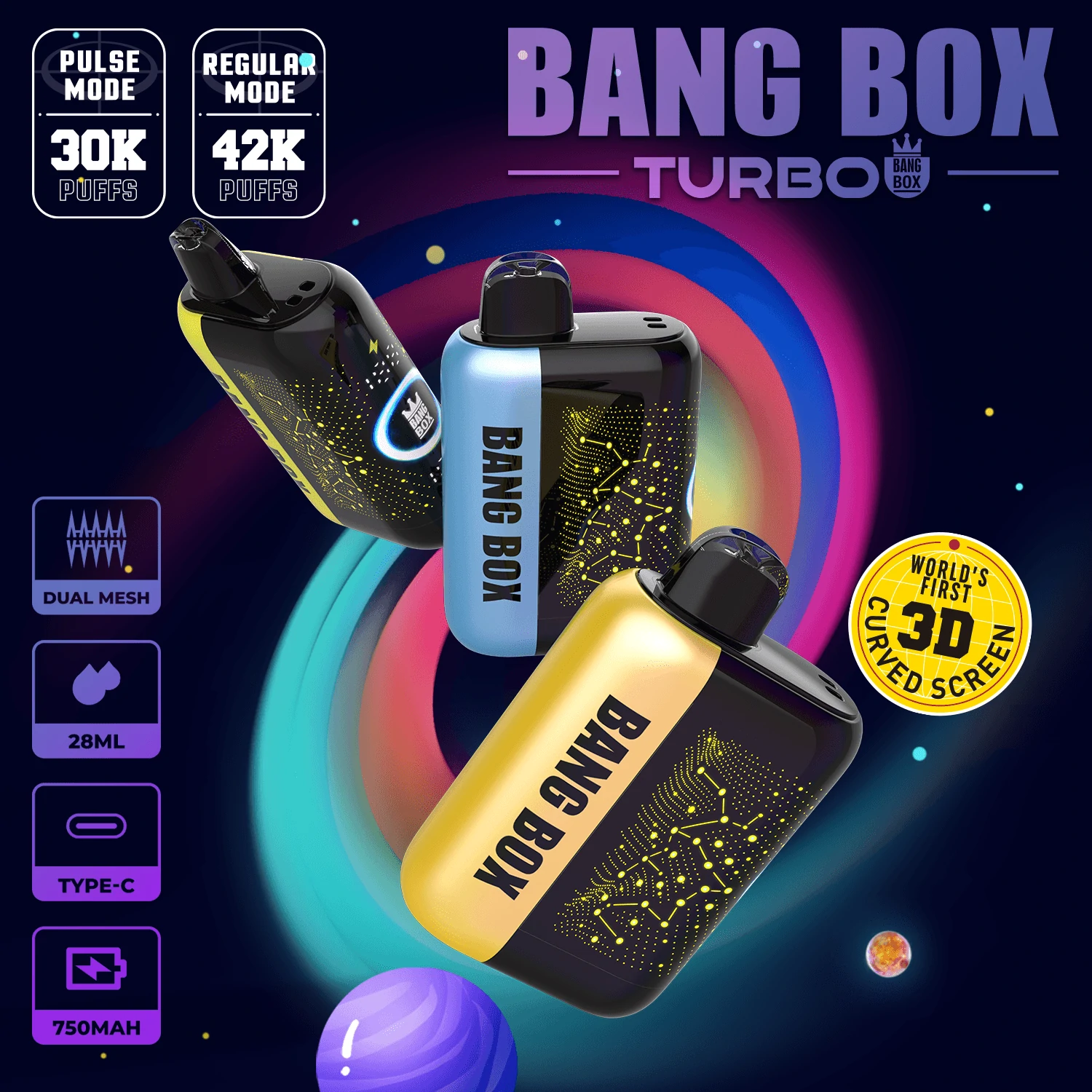 Jednorázový vaporizér Bang Box, 42 000 potáhnutí, fotografie 2