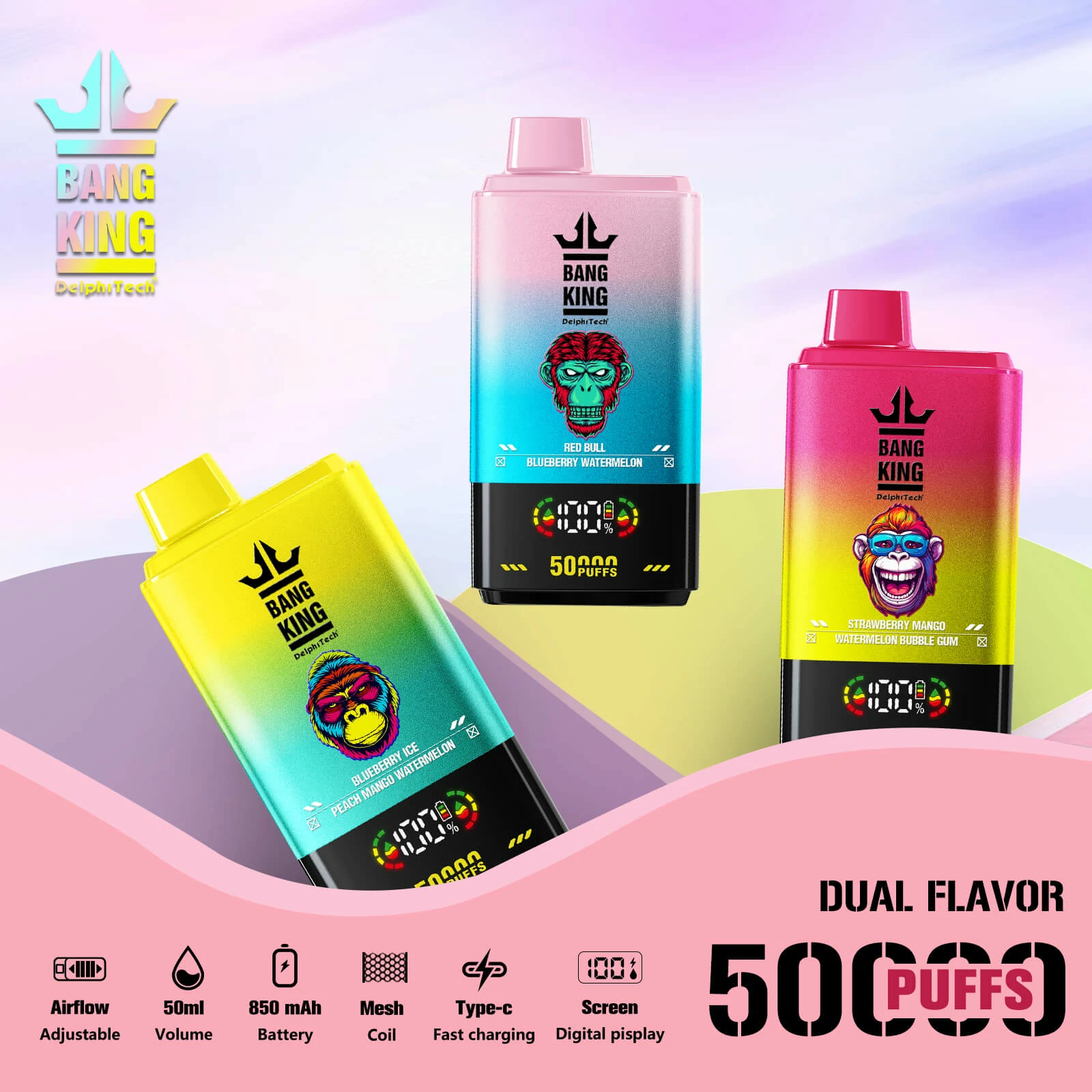 Bang 50000 Puffs 2-in-1 Disposable Vape, photo 6