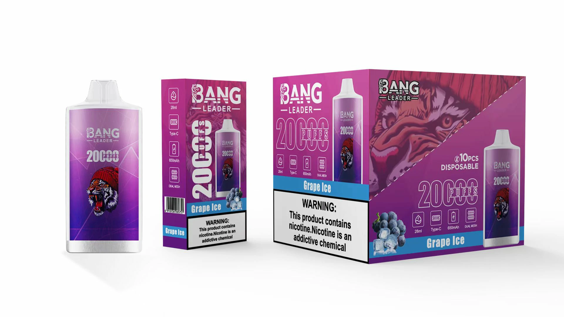 Bang Leader 20000 Puffs Disposable Vape, photo 3