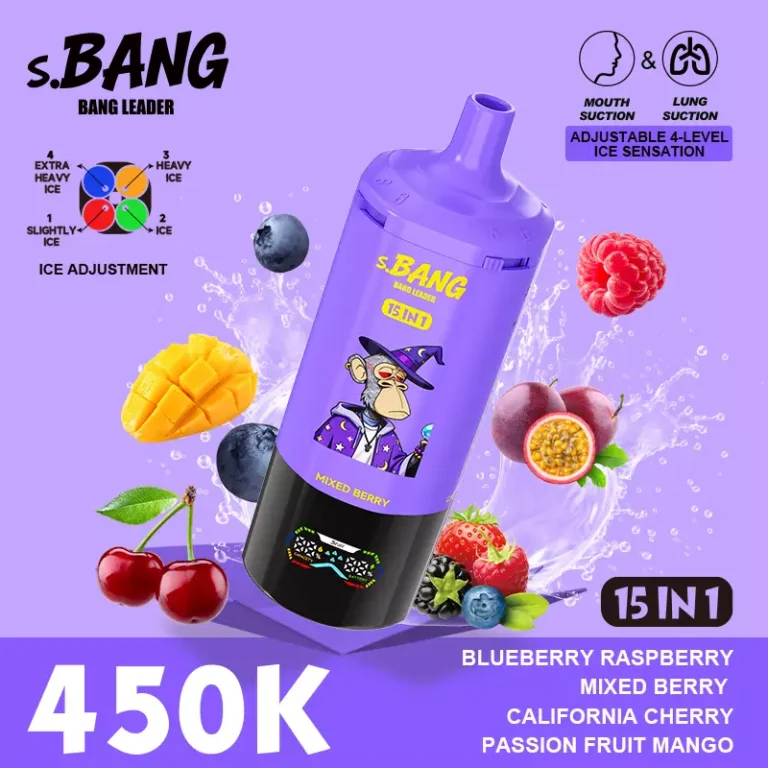 Bang Leader 450.000 εισπνοές, αναλώσιμο ατμοποιητή 15-in-1, φωτογραφία 3