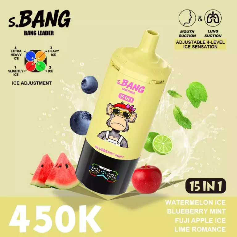Bang Leader 450.000 εισπνοές, αναλώσιμο ατμοποιητή 15-in-1, φωτογραφία 7