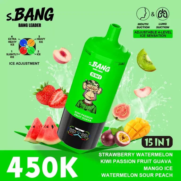 Bang Leader 450.000 εισπνοές, αναλώσιμο ατμοποιητή 15-in-1, φωτογραφία 8