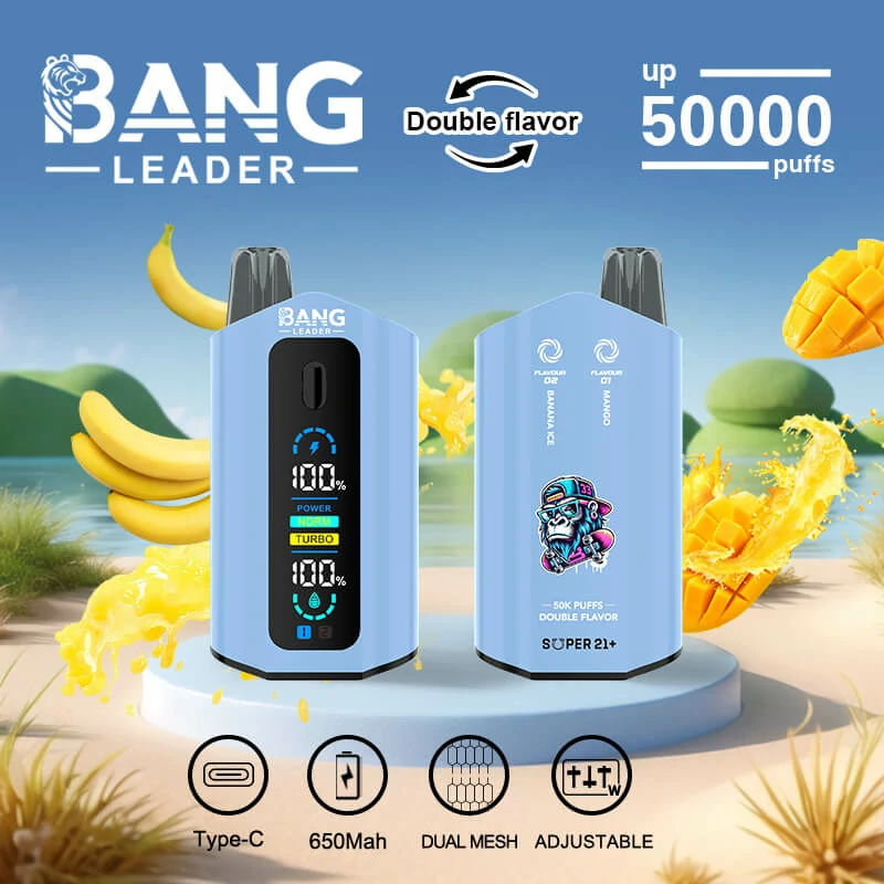 Bang Leader, 50 000 bouffées, cigarette électronique jetable 2-in-1, photo 6