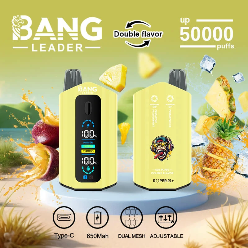 Bang Leader, 50 000 bouffées, cigarette électronique jetable 2-in-1, photo 7