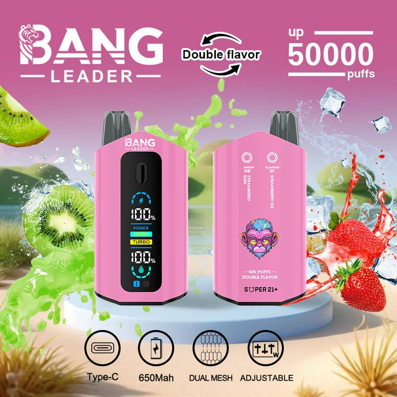 Bang Leader, 50 000 bouffées, cigarette électronique jetable 2-in-1, photo 8