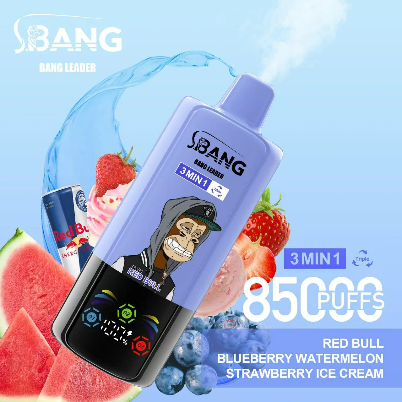Bang Leader 85.000 trekjes 3-in-1-wegwerpvape, foto 6
