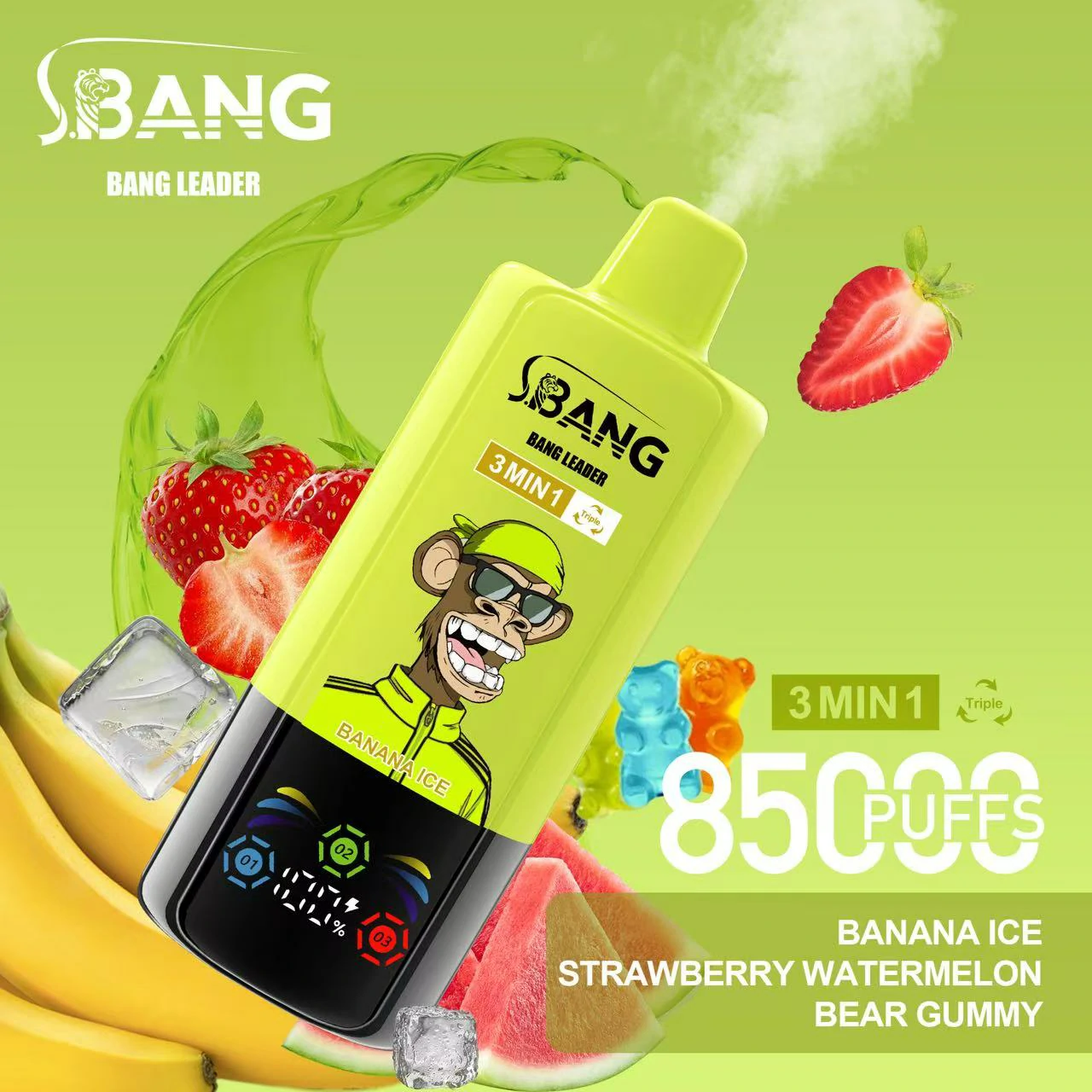 Bang Leader 85.000 trekjes 3-in-1-wegwerpvape, foto 9