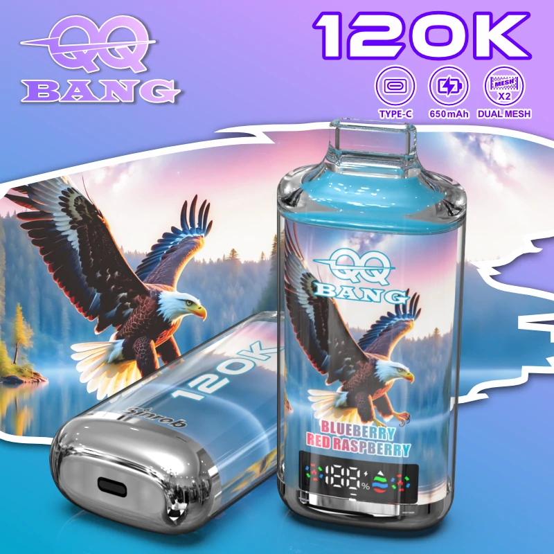 Jednorázový vaporizér Bang QQ Crystal 120K, 120 000 potáhnutí, fotografie 3