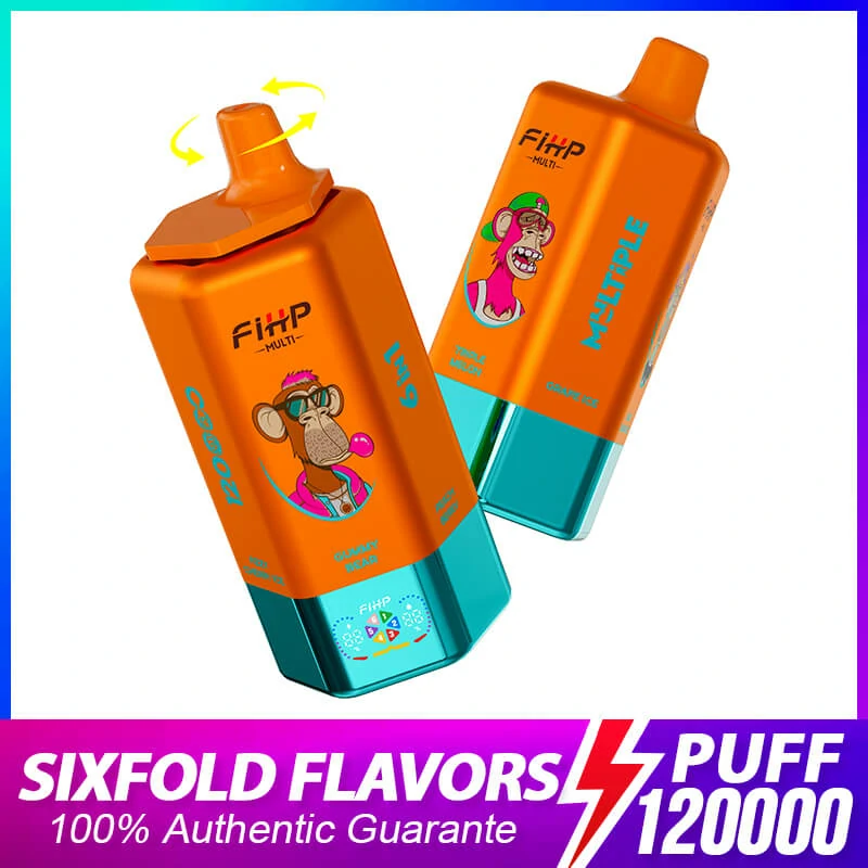 FIHP, 120 000 potáhnutí, jednorázový vaporizér 6-in-1, fotografie 4