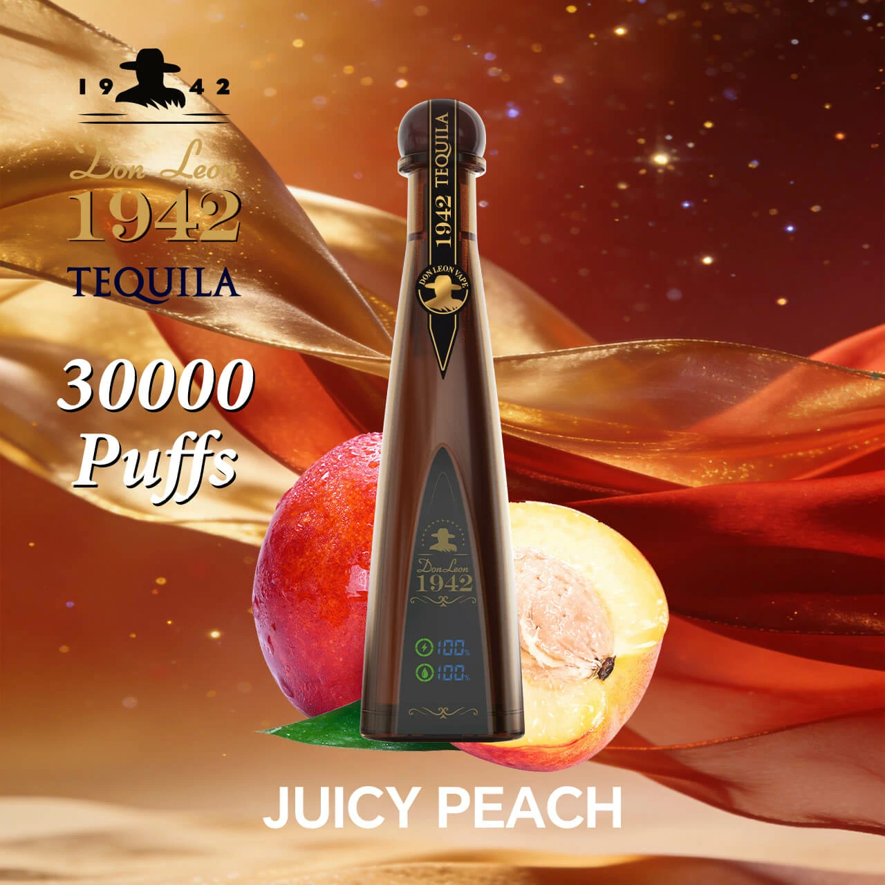 Humo 30000 Puffs Solaris Tequila Don Leon 1942 Disposable Vape, photo 2
