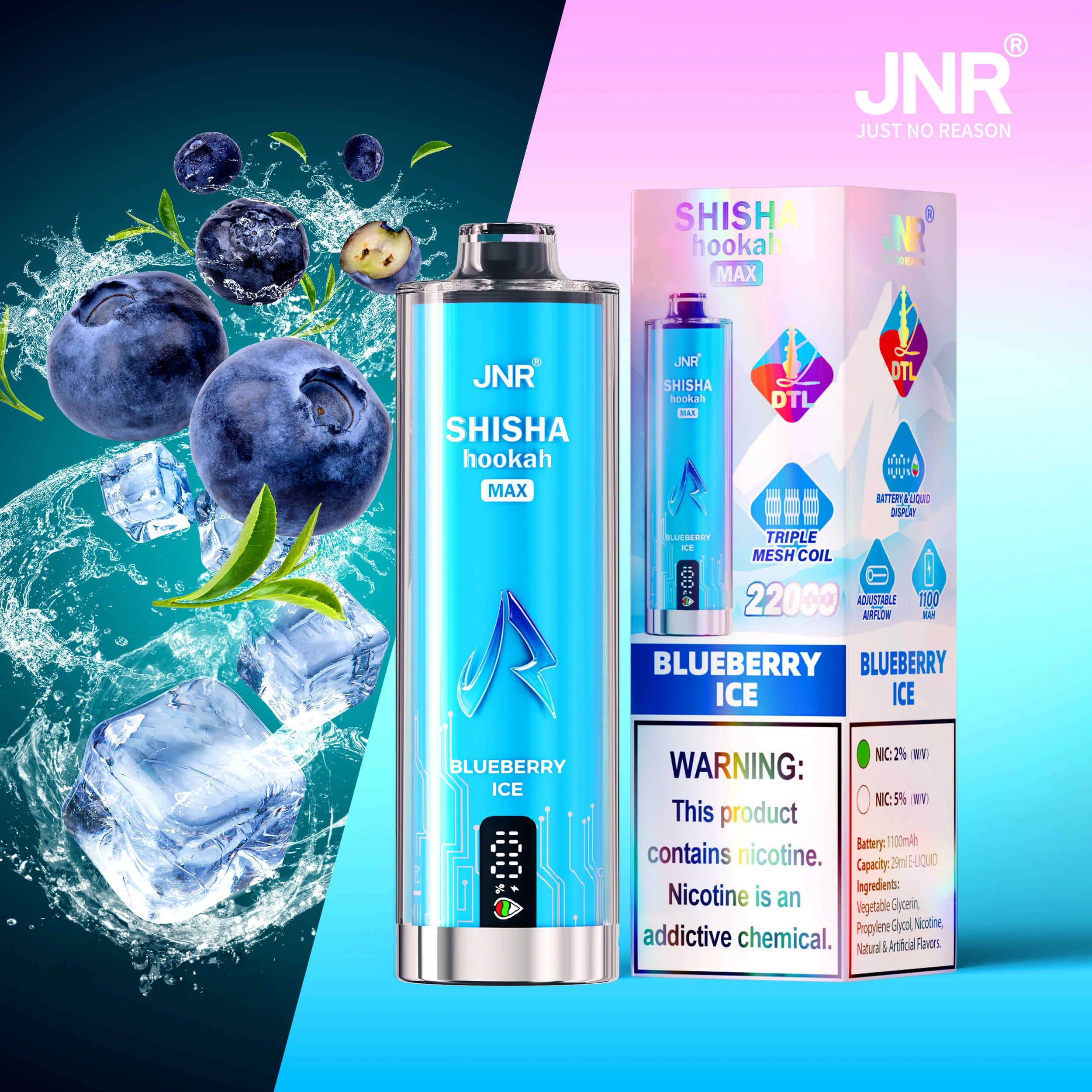 JNR 22000 Puffs Disposable Vape