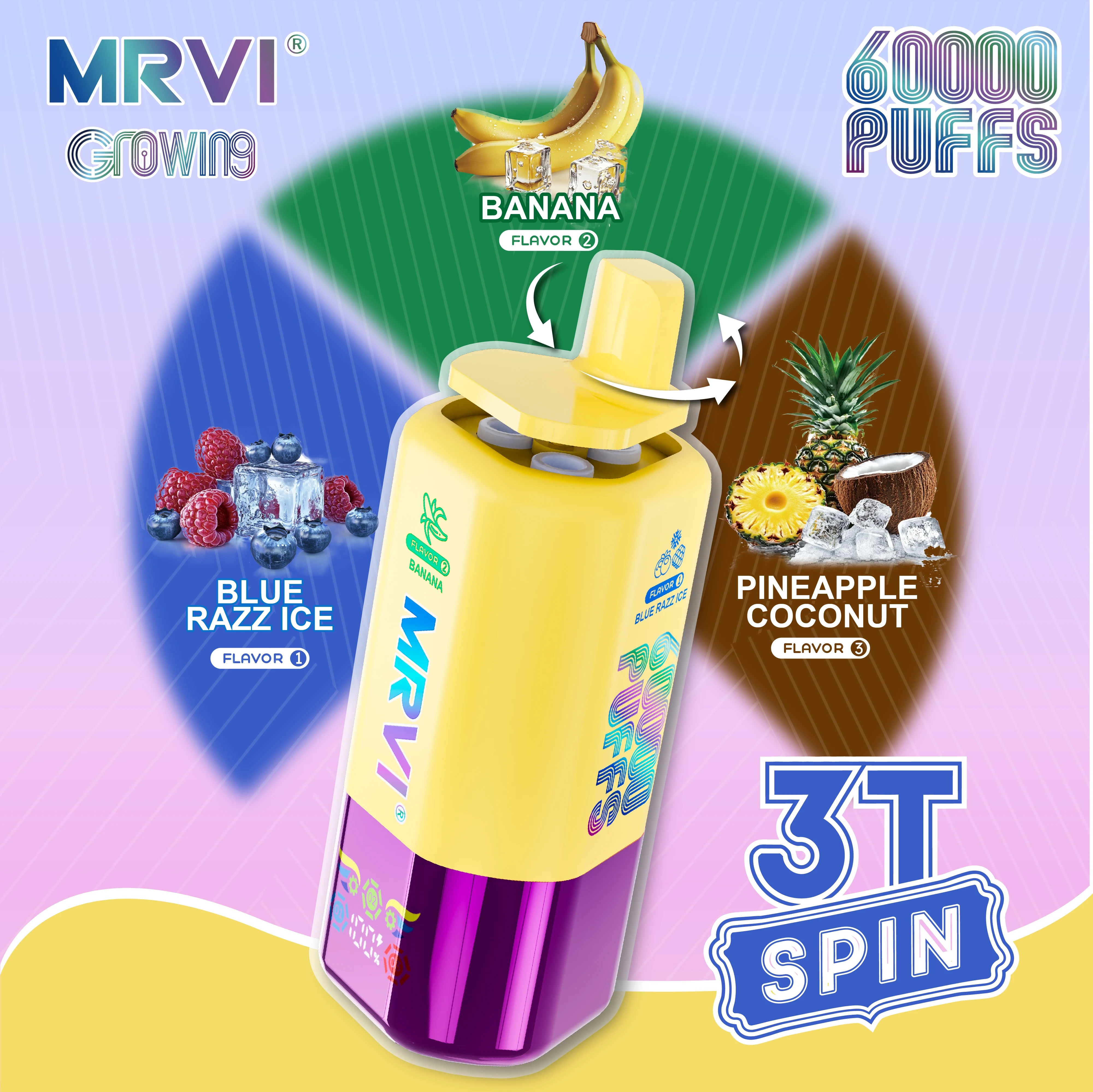 MRVI, 60.000 de pufuri, vaporizator de unică folosință 3-in-1, fotografie 5