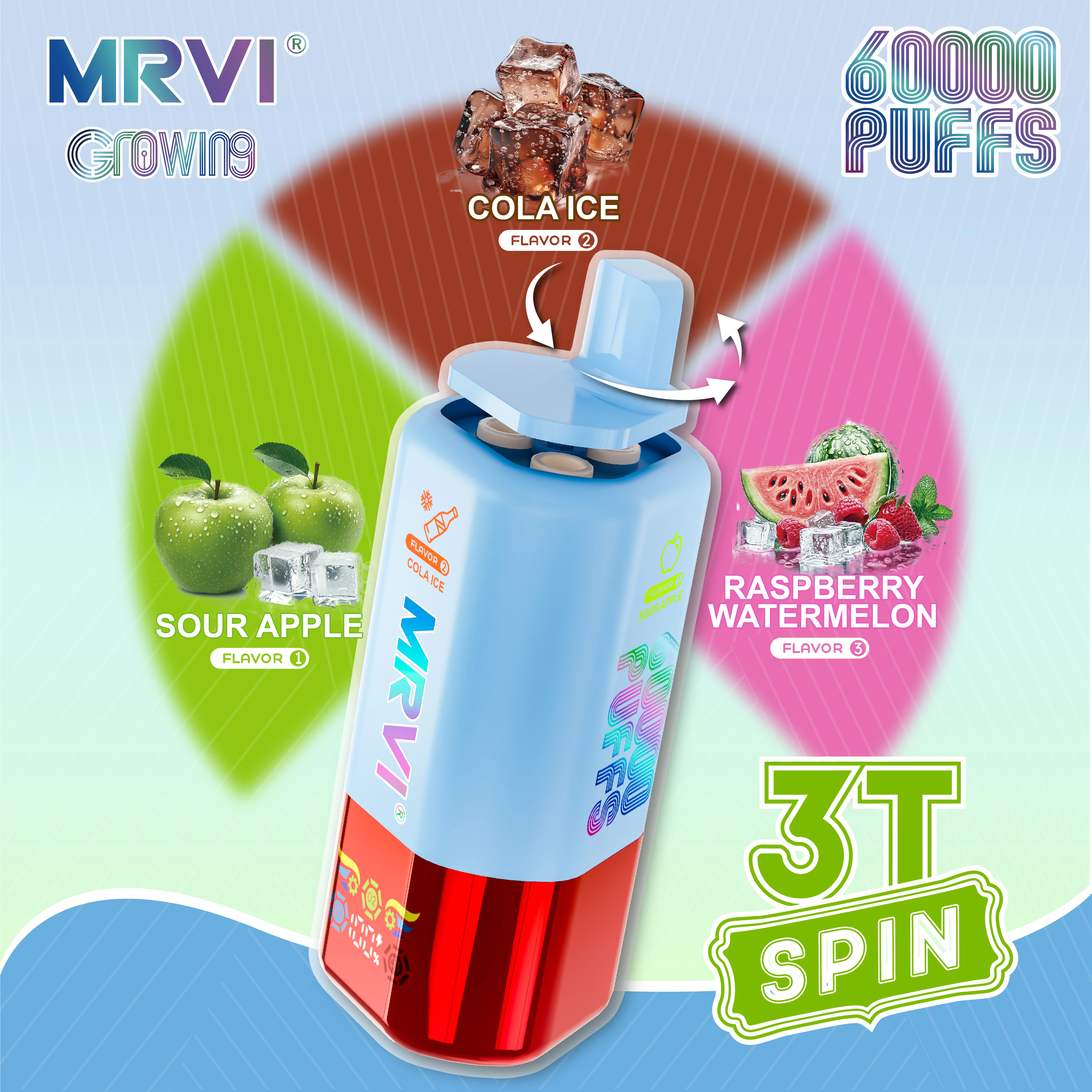 MRVI, 60.000 de pufuri, vaporizator de unică folosință 3-in-1, fotografie 6