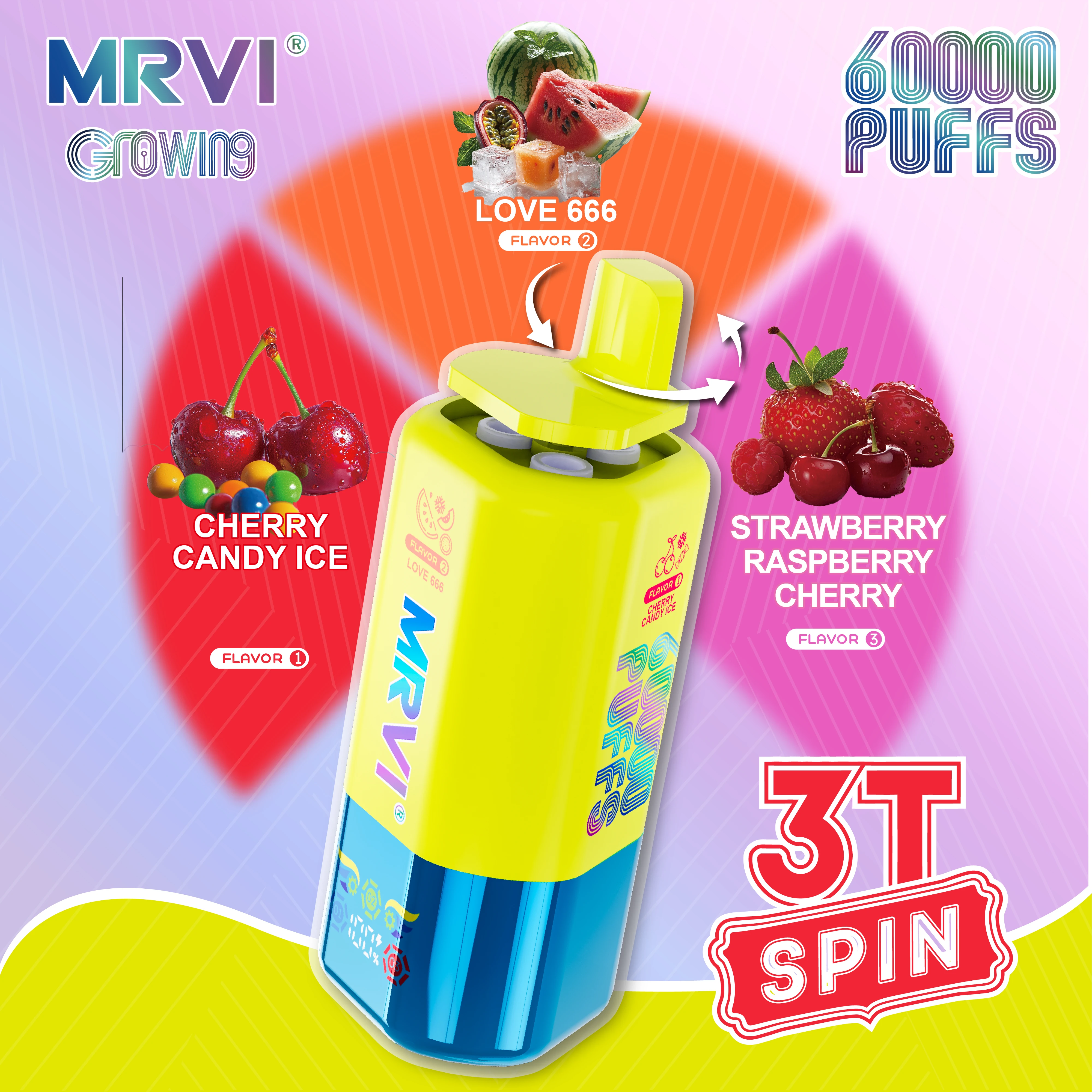 MRVI, 60.000 de pufuri, vaporizator de unică folosință 3-in-1, fotografie 8
