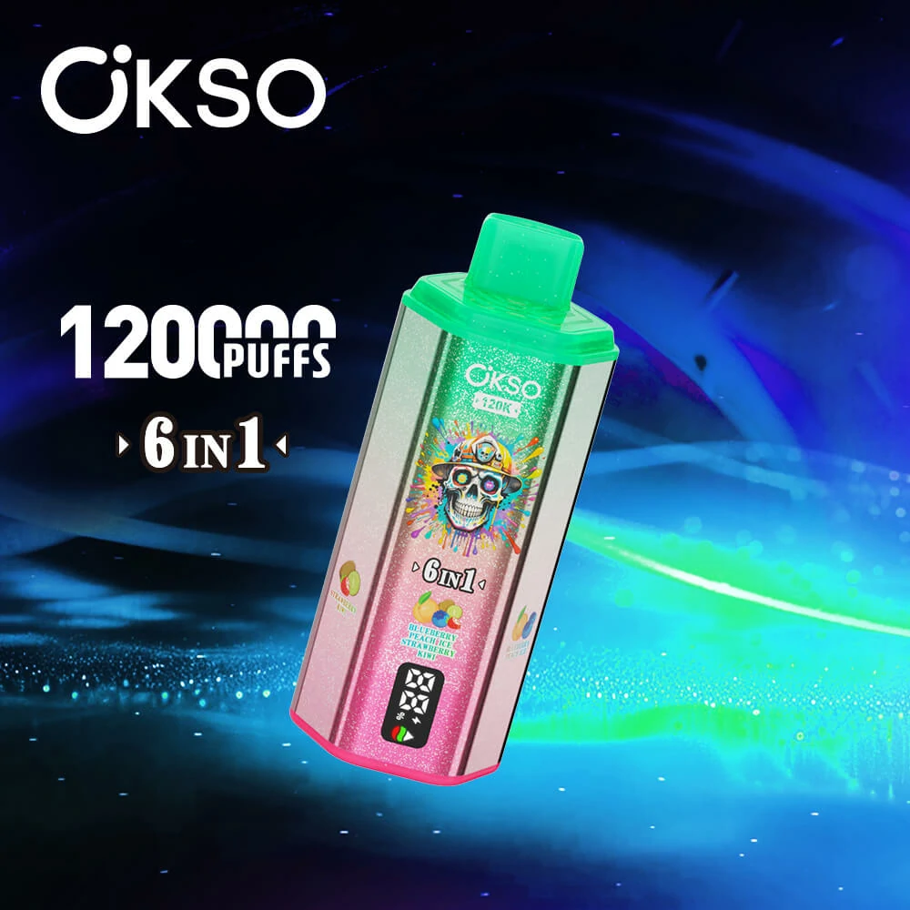 OKSO: vaporizador desechable 6-in-1 de 120 000 caladas, foto 2