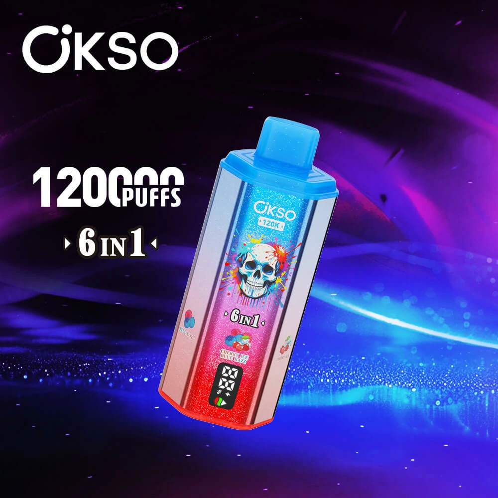 OKSO: vaporizador desechable 6-in-1 de 120 000 caladas, foto 4