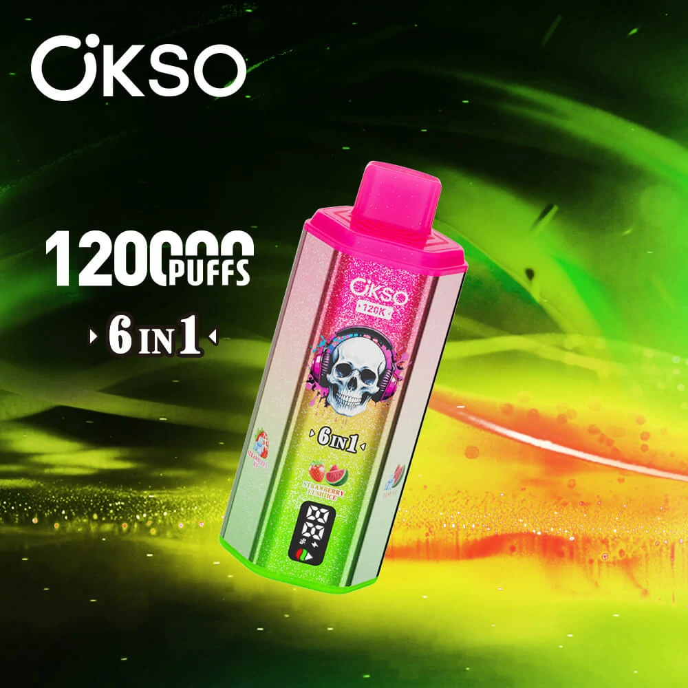 OKSO: vaporizador desechable 6-in-1 de 120 000 caladas, foto 5