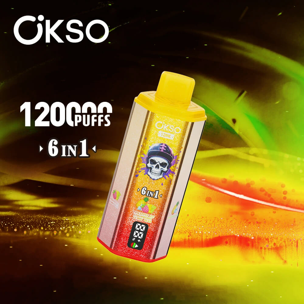 OKSO: vaporizador desechable 6-in-1 de 120 000 caladas, foto 6