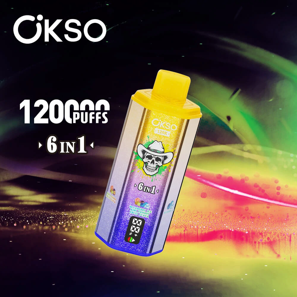 OKSO: vaporizador desechable 6-in-1 de 120 000 caladas, foto 7