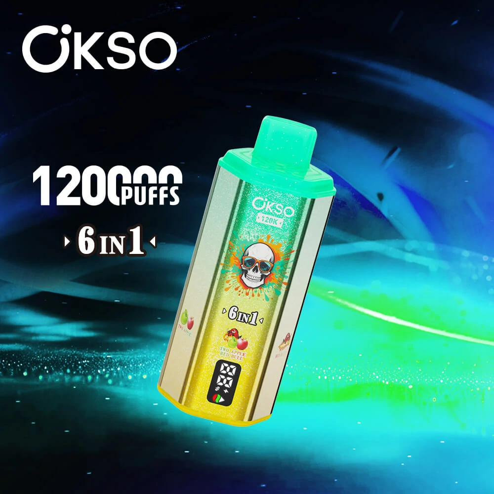 OKSO: vaporizador desechable 6-in-1 de 120 000 caladas, foto 8