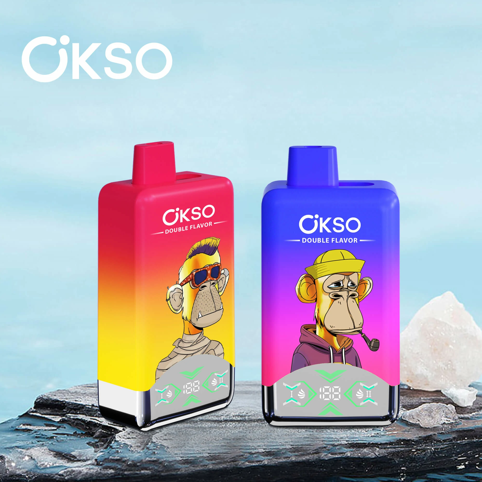 OKSO 60.000 εισπνοές, αναλώσιμο ηλεκτρονικό τσιγάρο 2-in-1, φωτογραφία 6