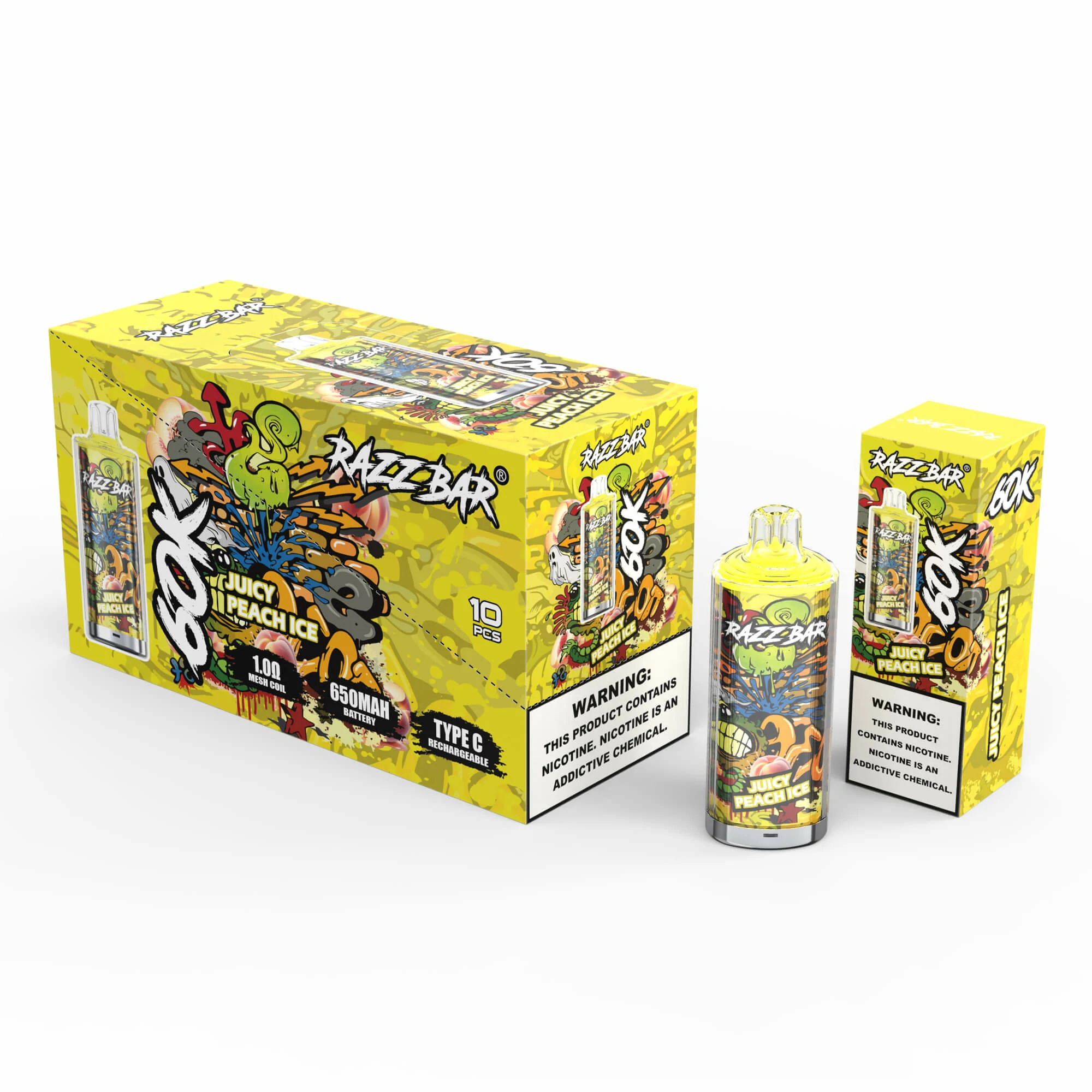 Razz Bar 60000 Puffs Disposable Vape, photo 4