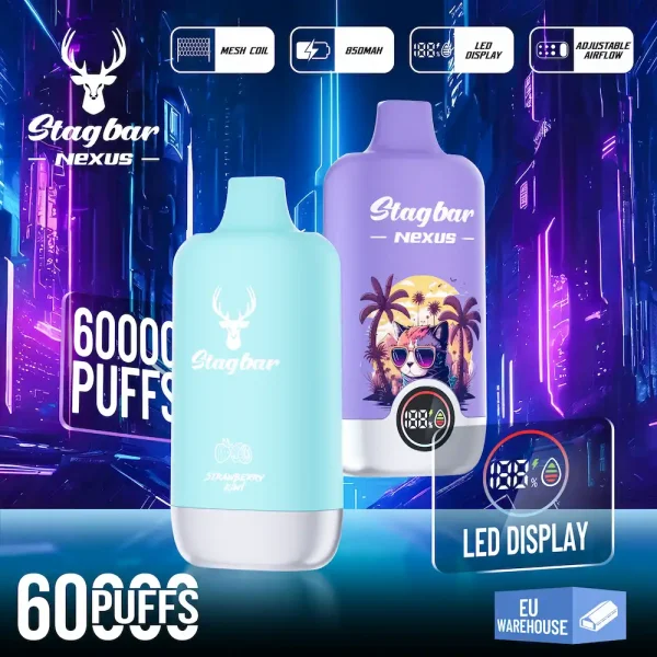Stag Bar: sigaretta elettronica usa e getta da 60.000 boccate