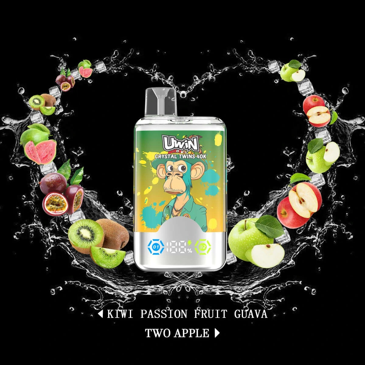 Uwin 40000 Puffs 2-in-1 Disposable Vape, photo 9