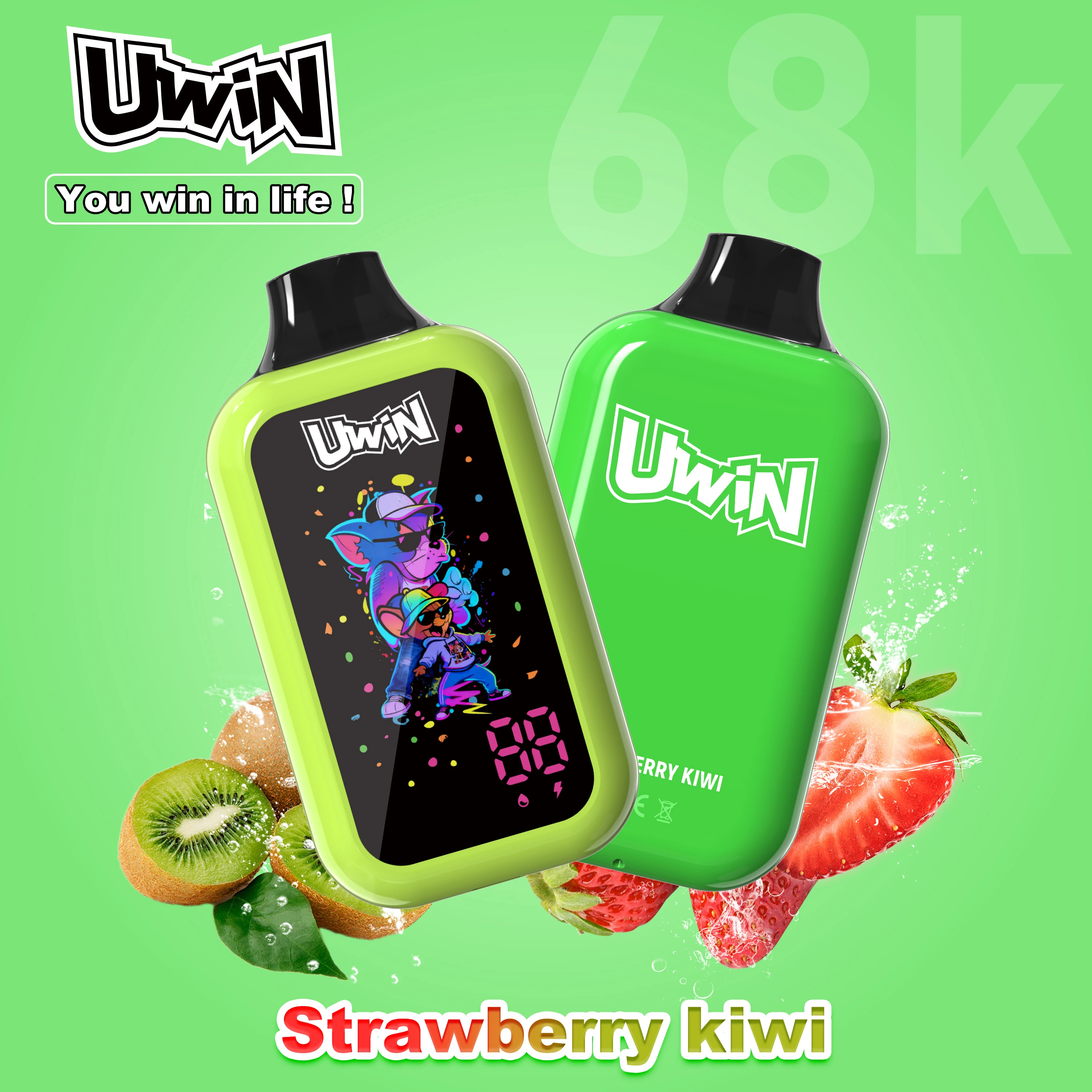 Uwin 68 000 drag engångsvape, foto 4