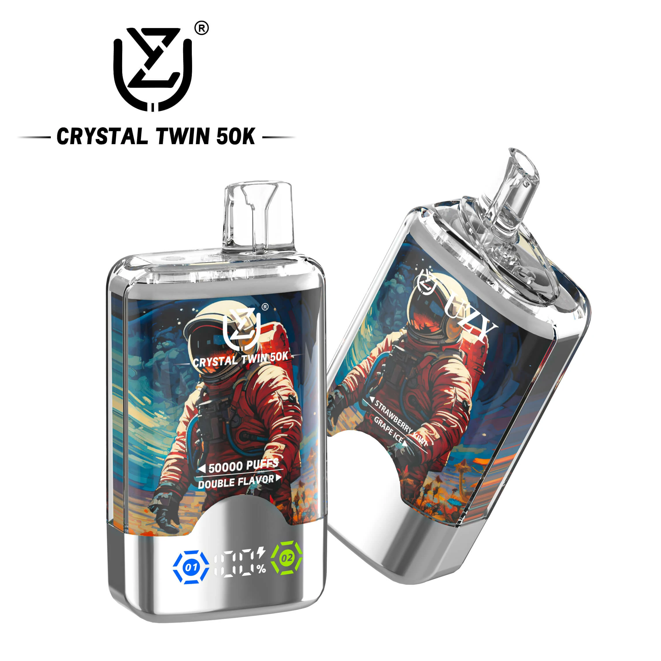 UZY 50000 Puffs 2-in-1 Disposable Vape