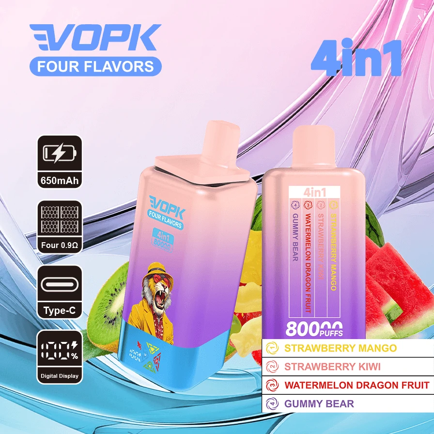 VOPK 80000 Puffs 4-in-1 Disposable Vape, photo 3