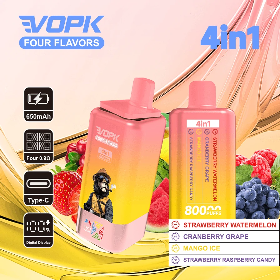 VOPK 80000 Puffs 4-in-1 Disposable Vape, photo 6