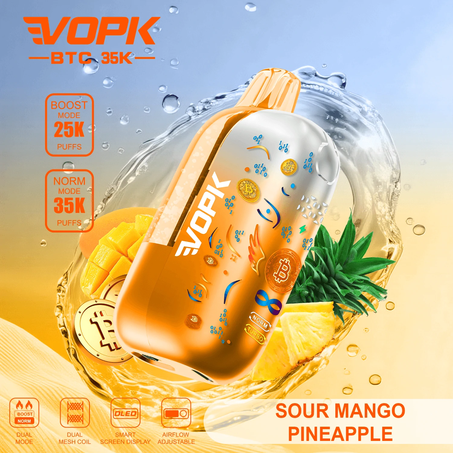 Jednorazowy vaporizer VOPK, 35 000 zaciągnięć, zdjęcie 5