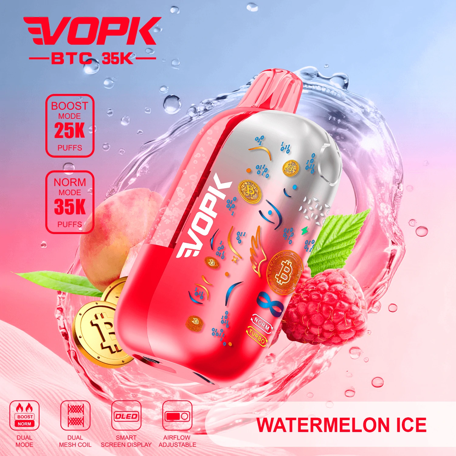 Jednorazowy vaporizer VOPK, 35 000 zaciągnięć, zdjęcie 7