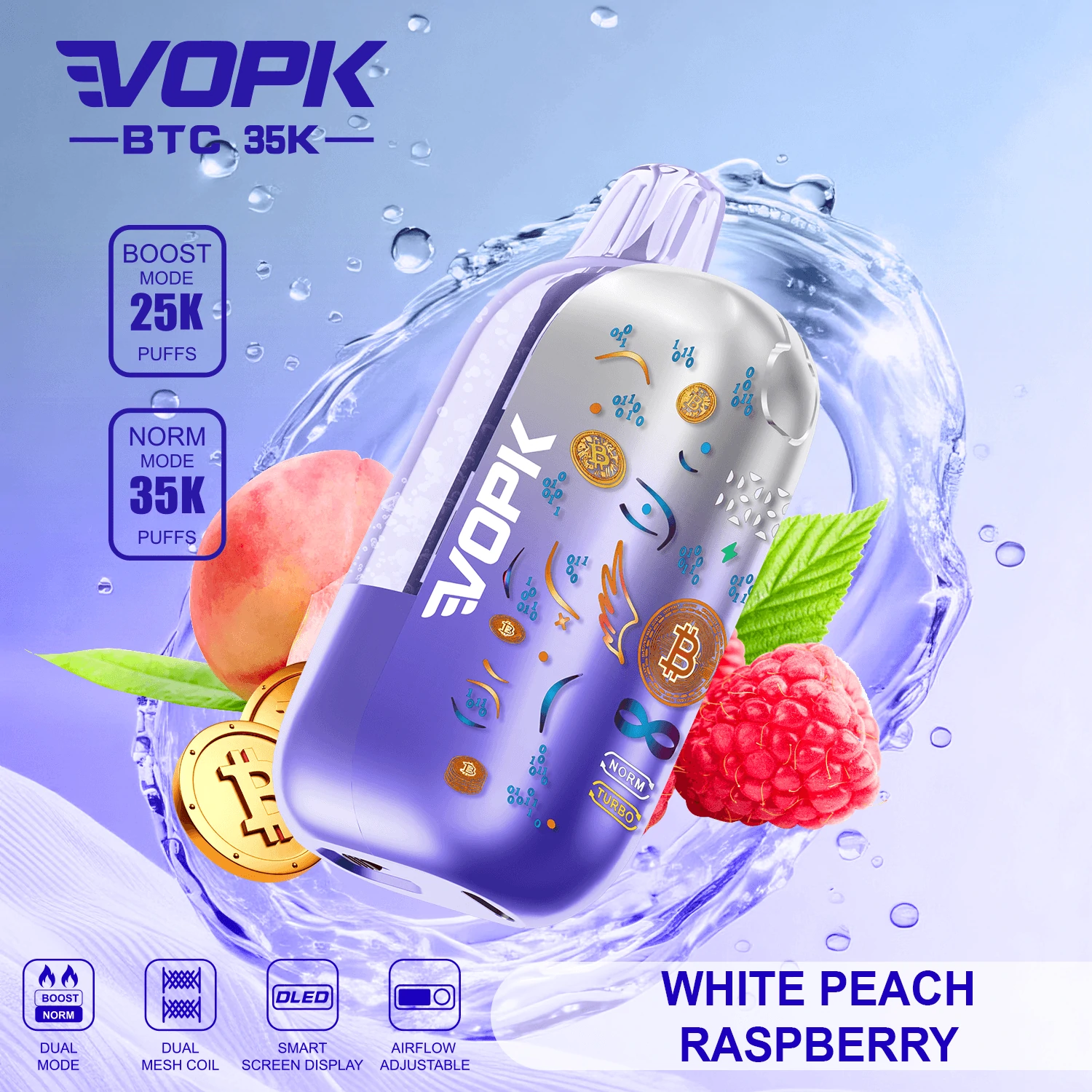 Jednorazowy vaporizer VOPK, 35 000 zaciągnięć, zdjęcie 8