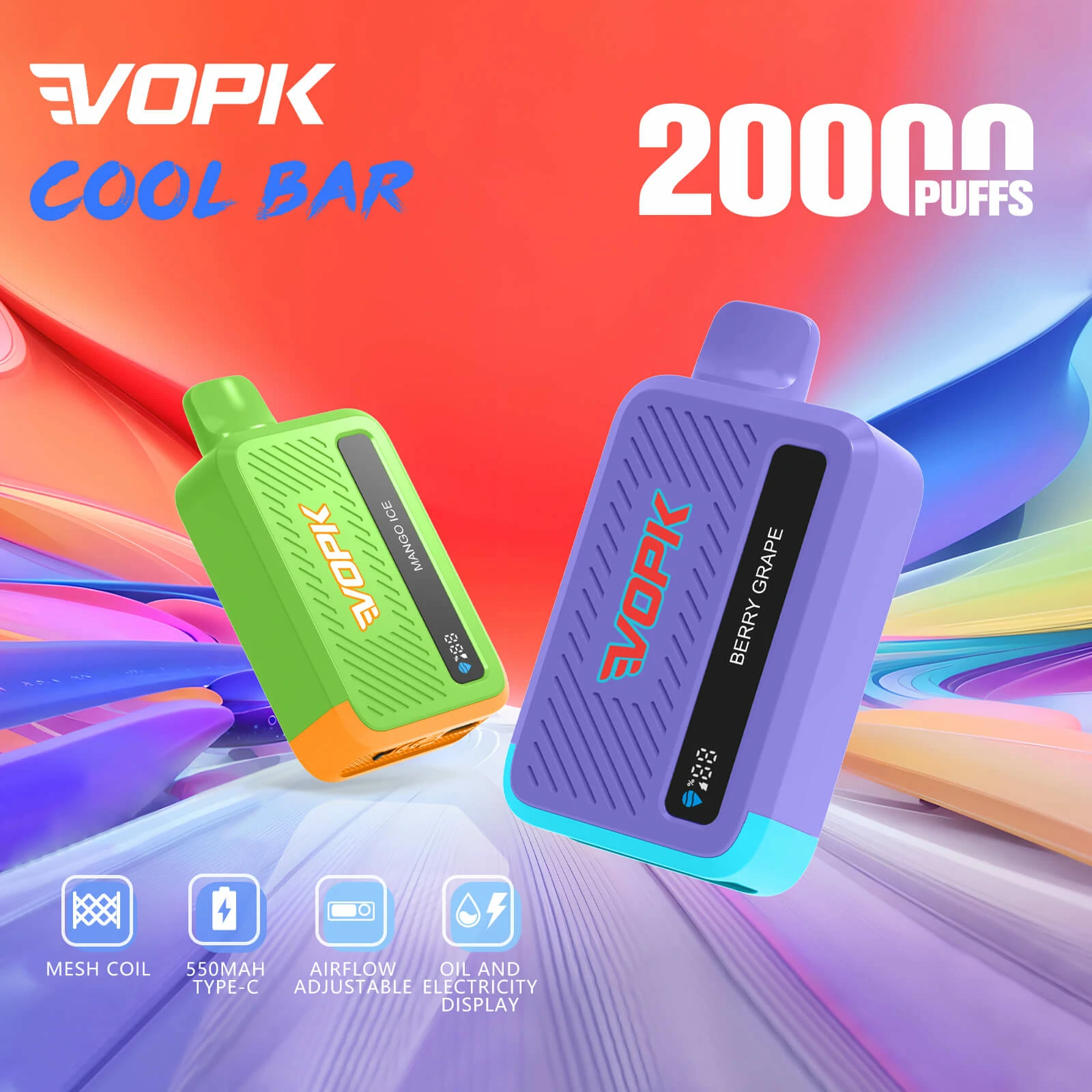 VOPK 20000 Puffs Disposable Vape