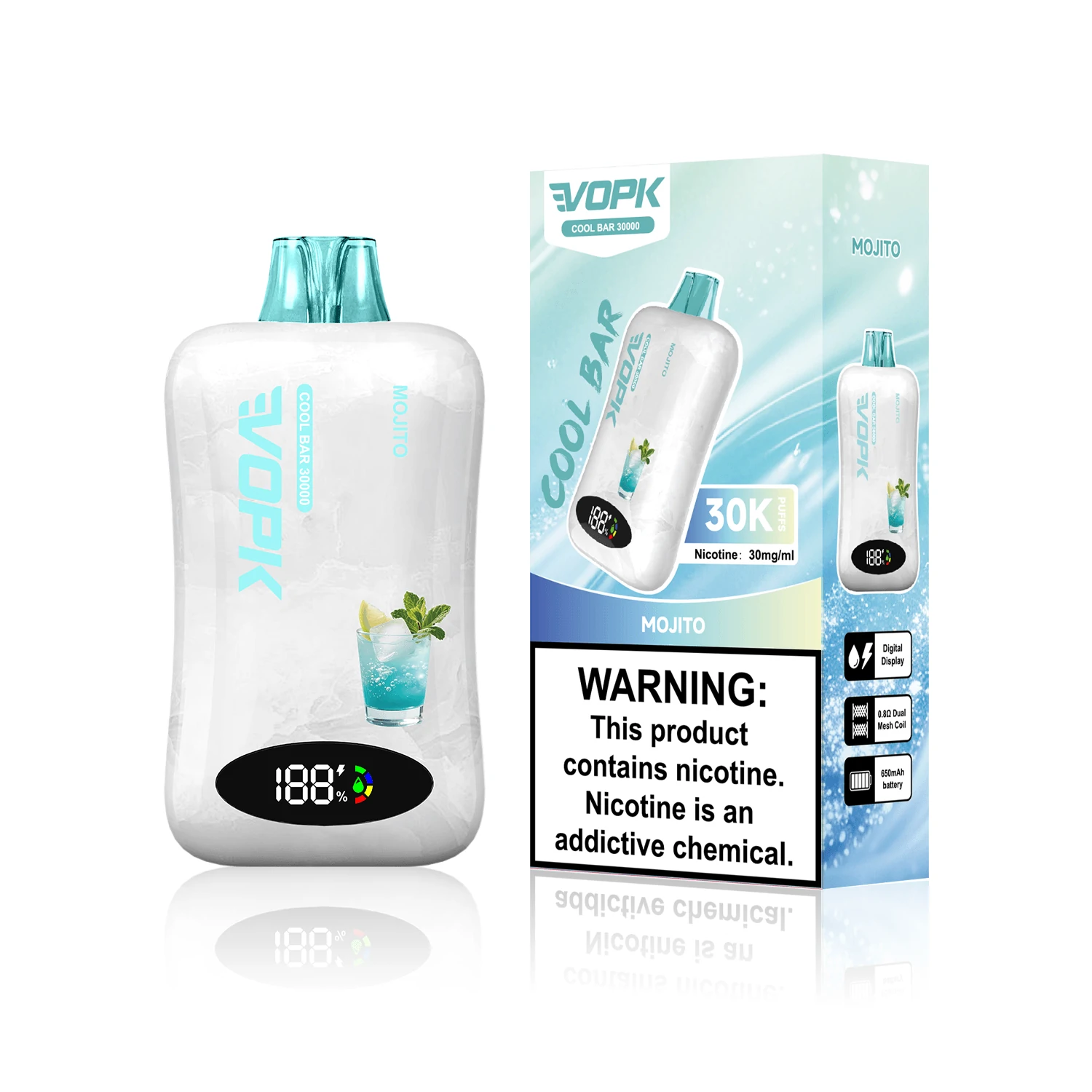 VOPK: vaporizador desechable de 30 000 caladas, foto 6