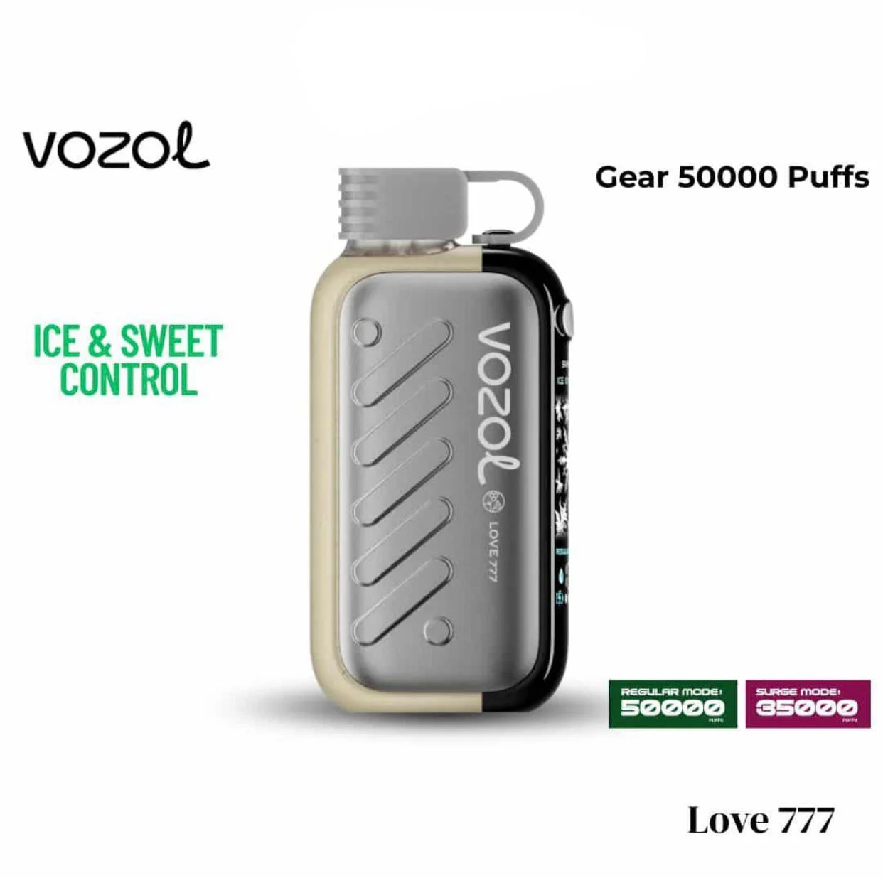 Jednorázový vaporizér Vozol GEAR, 50 000 potáhnutí, fotografie 2