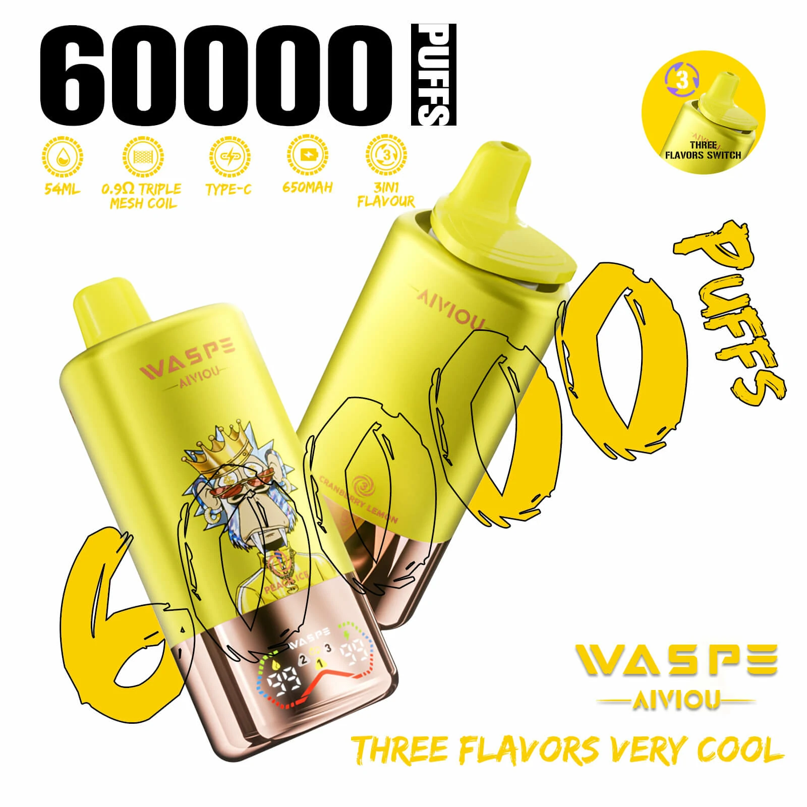 Waspe 60000 Puffs Disposable Vape